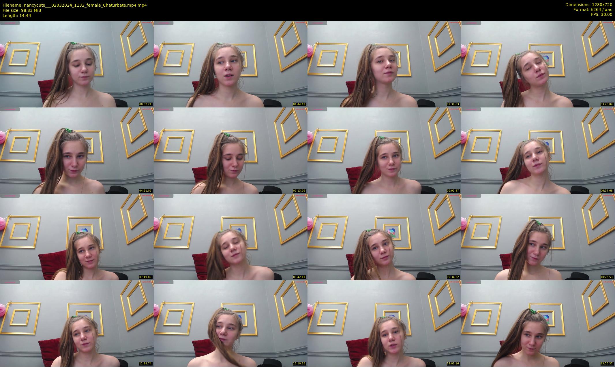 nancycute__ — 15 minute Chaturbate female cam show recording, 720p, Mar 2, 2024