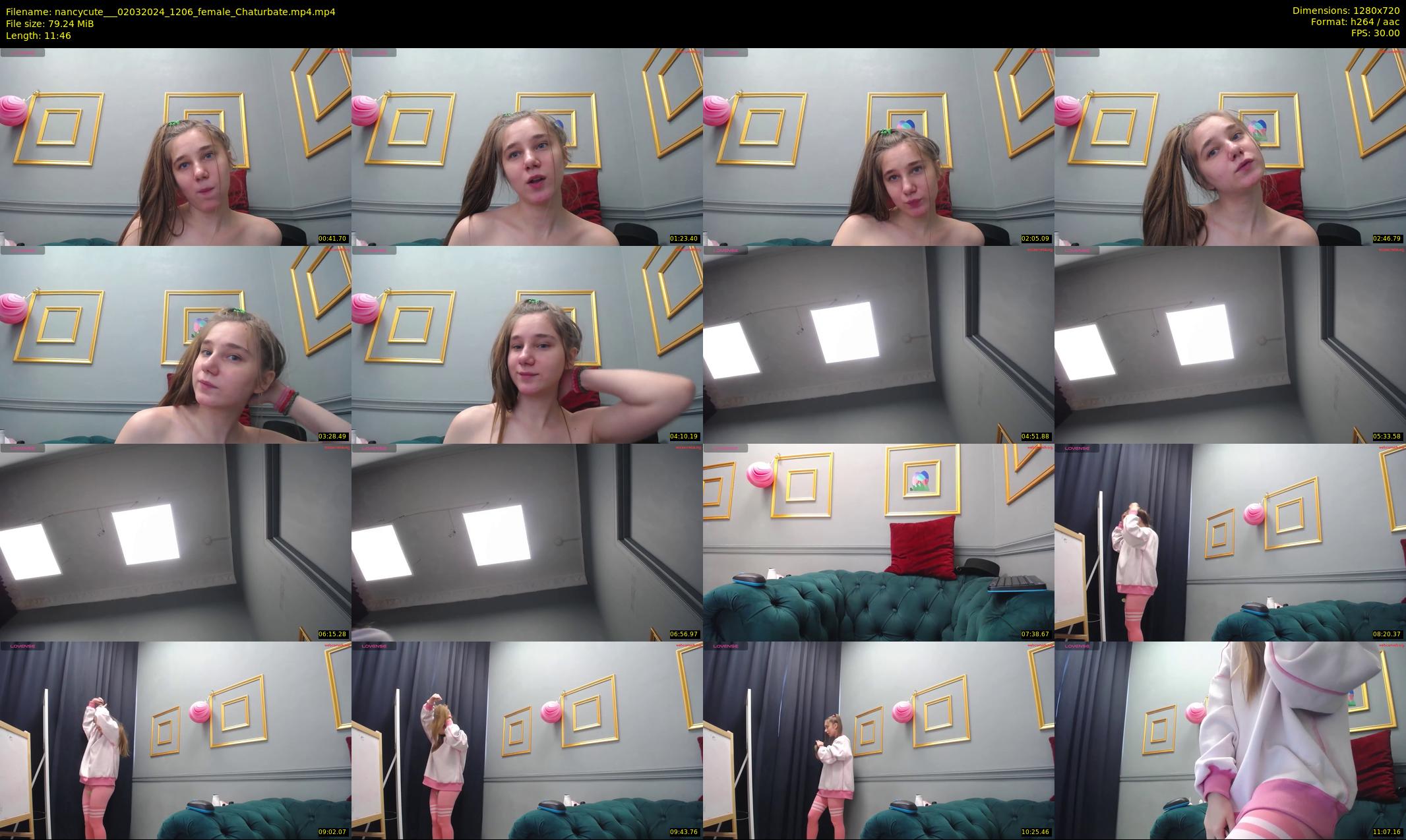 nancycute__ — 12 minute Chaturbate female cam show recording, 720p, Mar 2, 2024