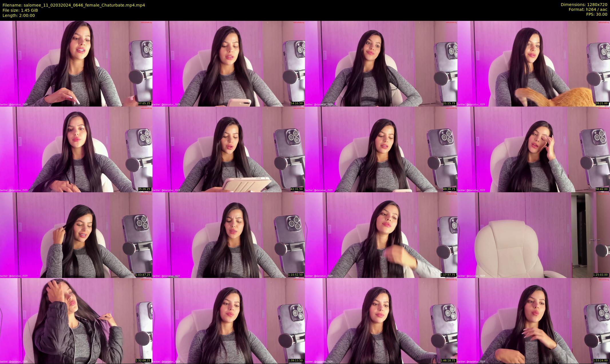 salomee_11 — 120 minute Chaturbate female cam show recording, 720p, Mar 2, 2024