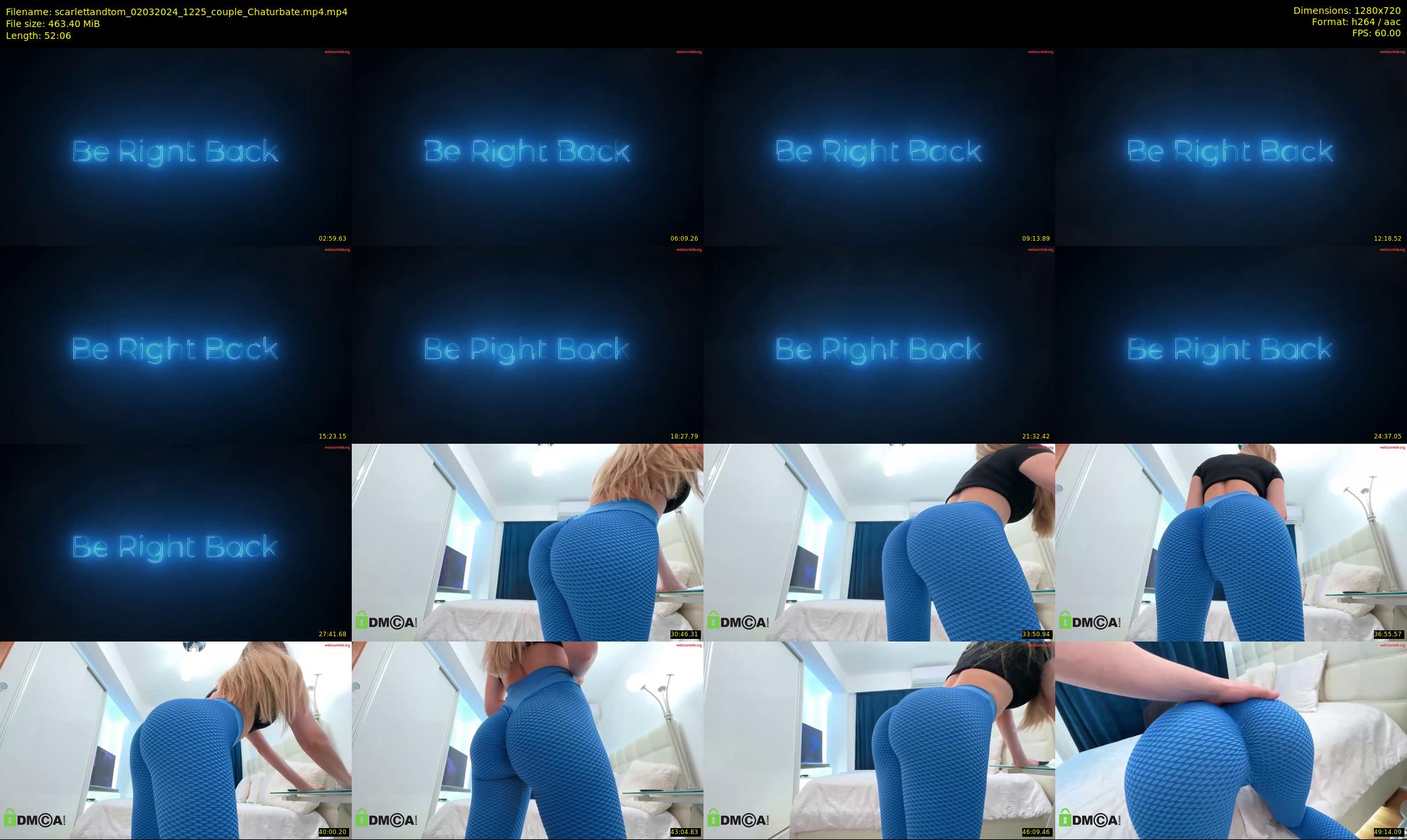 scarlettandtom — 53 minute Chaturbate couple cam show recording, 720p, Mar 2, 2024