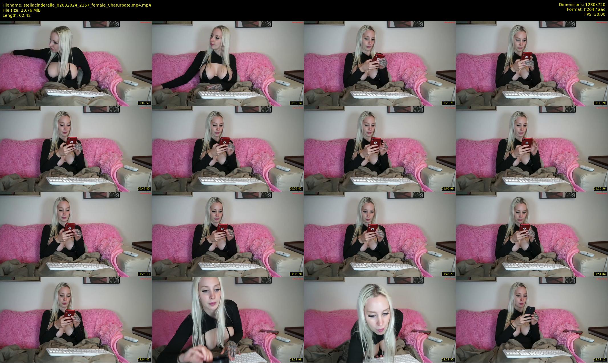 stellacinderella — 3 minute Chaturbate female cam show recording, 720p, Mar 2, 2024