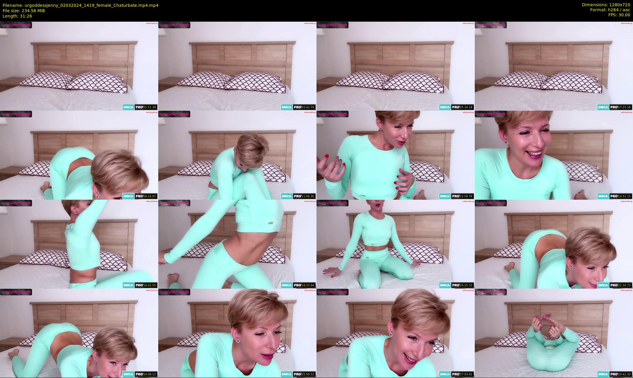urgoddessjenny — 32 minute Chaturbate female cam show recording, 720p, Mar 2, 2024