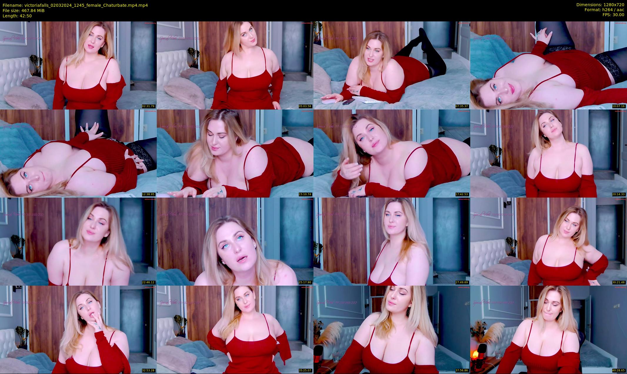 victoriafalls — 43 minute Chaturbate female cam show recording, 720p, Mar 2, 2024
