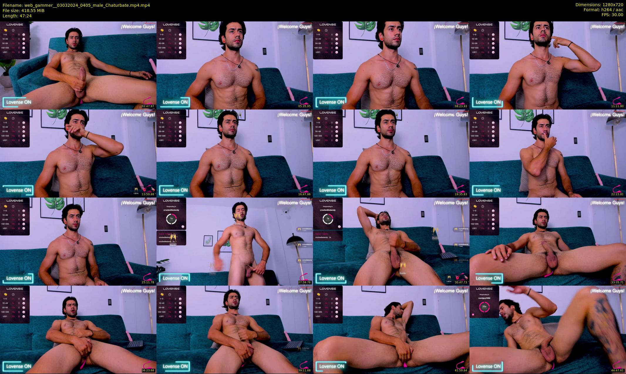 web_gammer_ — 48 minute Chaturbate male cam show recording, 720p, Mar 3, 2024