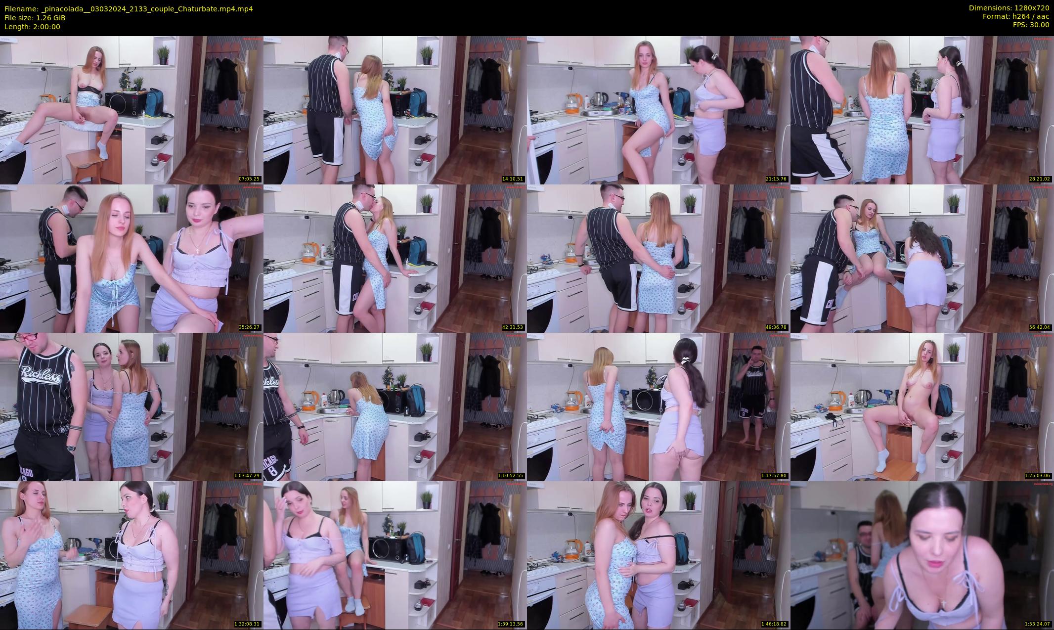 _pinacolada_ — 120 minute Chaturbate couple cam show recording, 720p, Mar 3, 2024