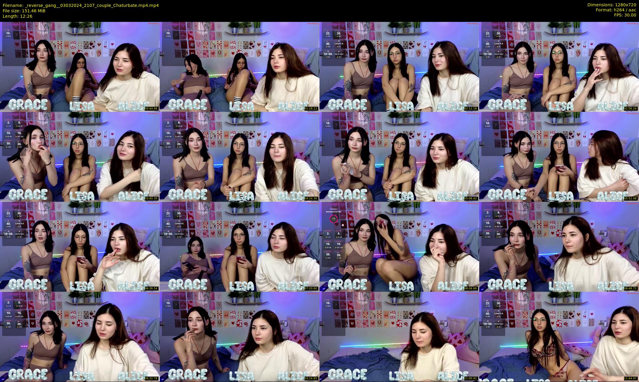 _reverse_gang_ — 13 minute Chaturbate couple cam show recording, 720p, Mar 3, 2024