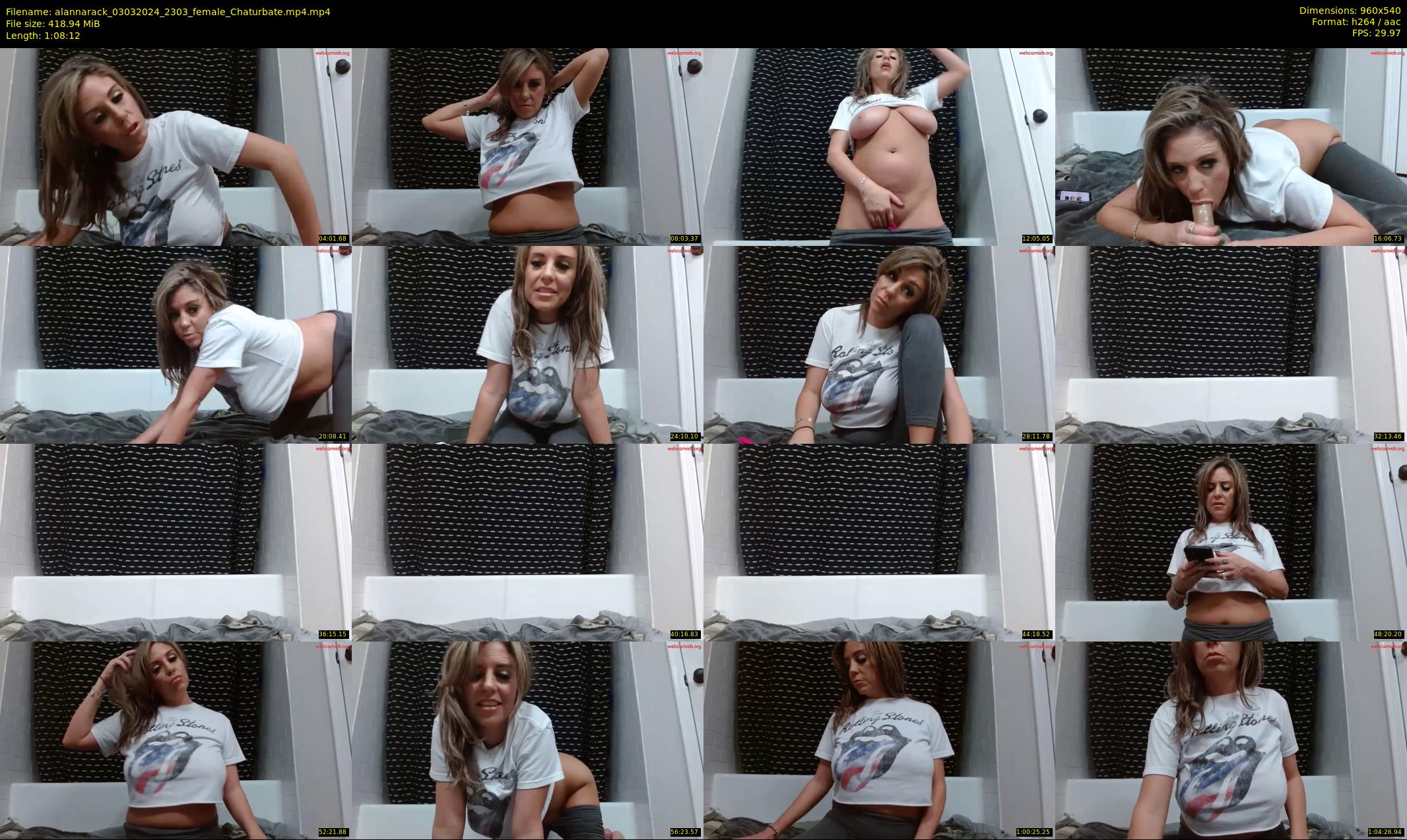 alannarack — 69 minute Chaturbate female cam show recording, 480p, Mar 3, 2024