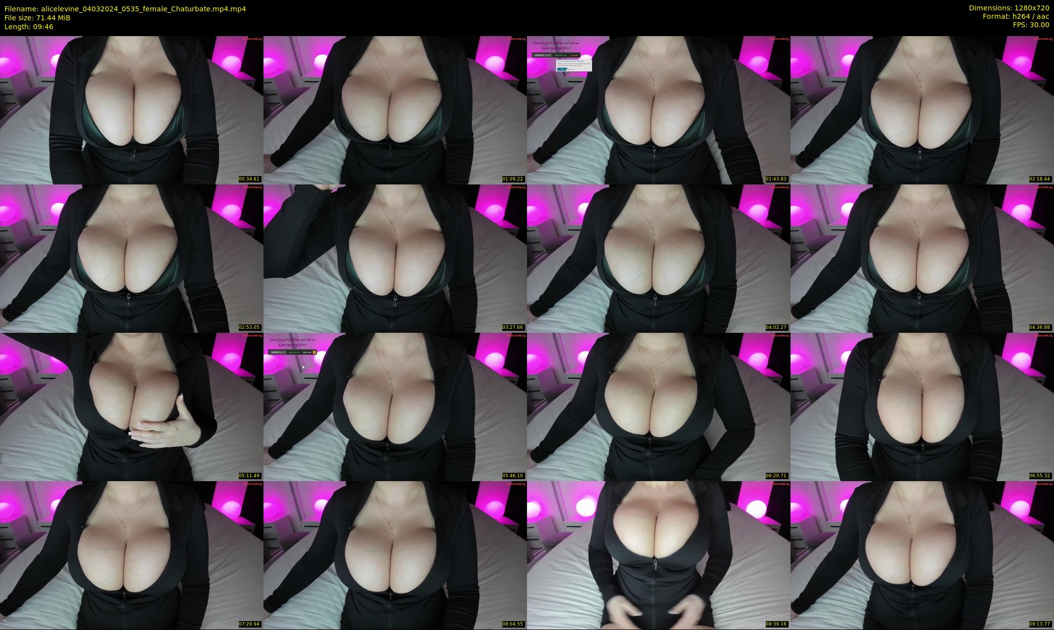 alicelevine — 10 minute Chaturbate female cam show recording, 720p, Mar 4, 2024