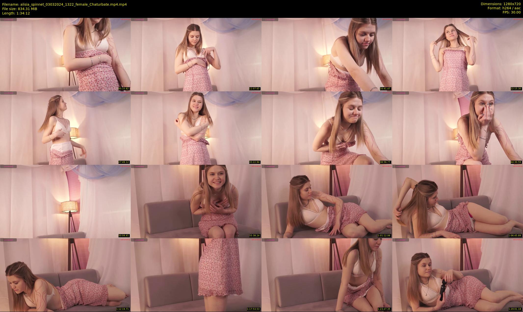 alisia_spinnet — 95 minute Chaturbate female cam show recording, 720p, Mar 3, 2024