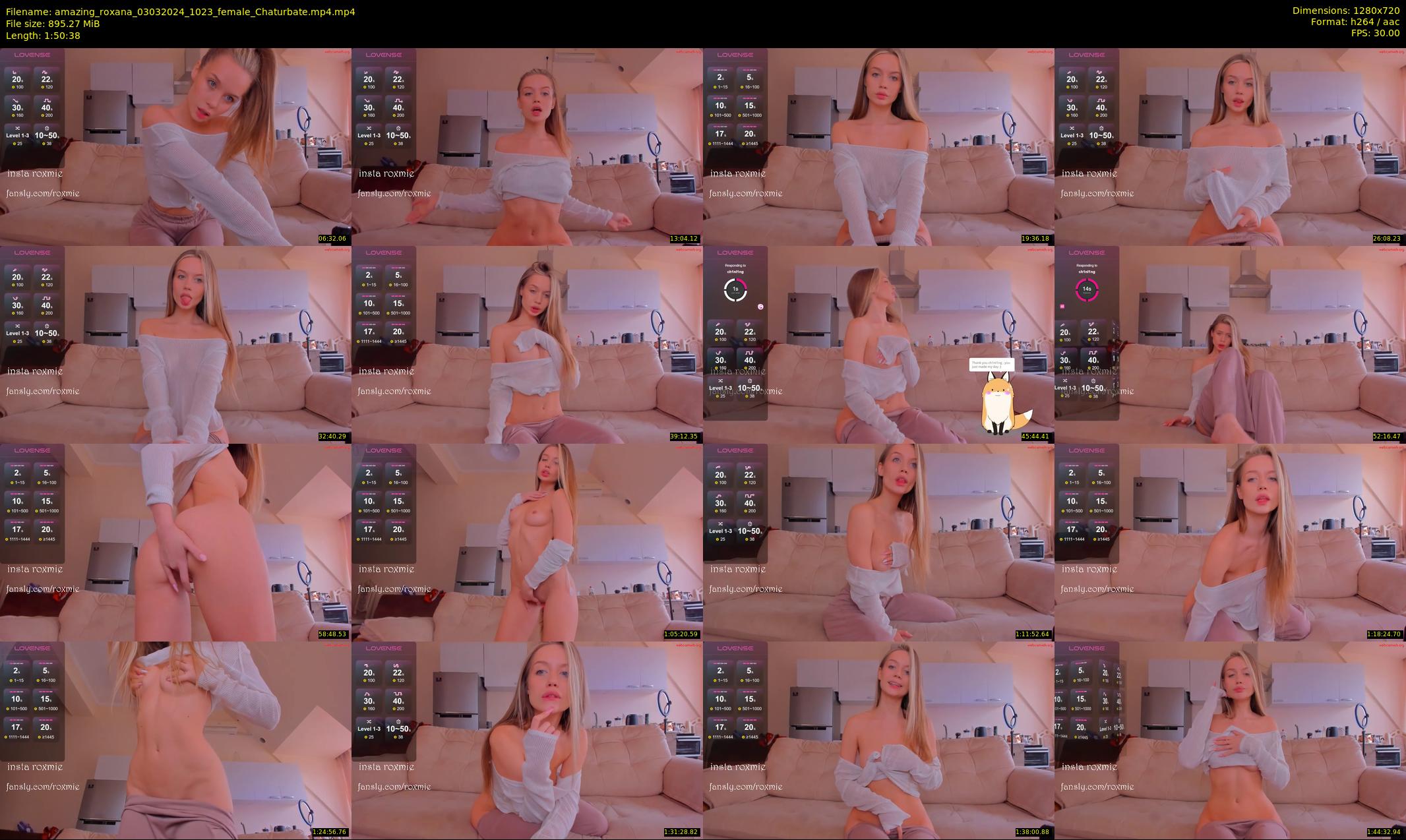 amazing_roxana — 111 minute Chaturbate female cam show recording, 720p, Mar 3, 2024