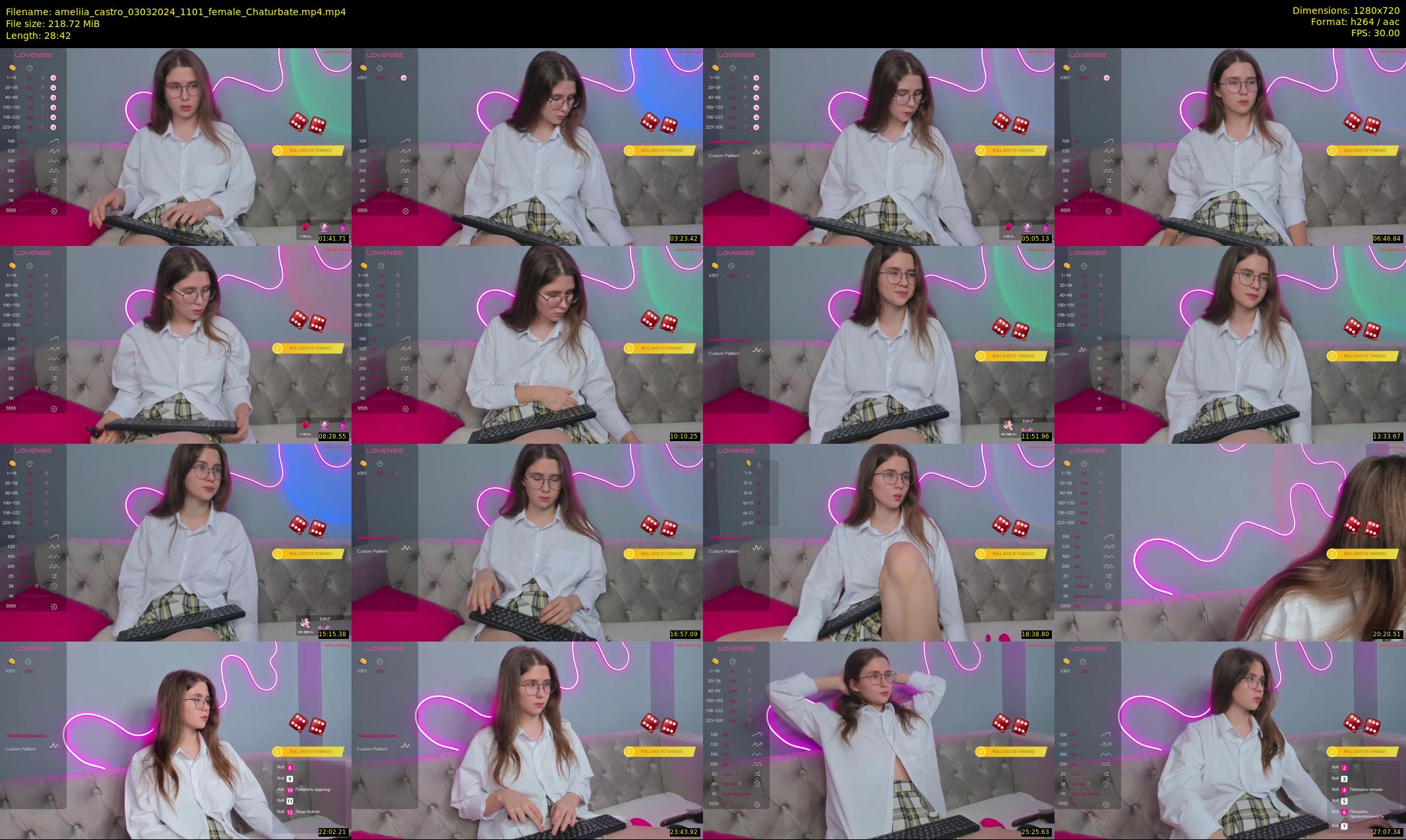 ameliia_castro — 29 minute Chaturbate female cam show recording, 720p, Mar 3, 2024