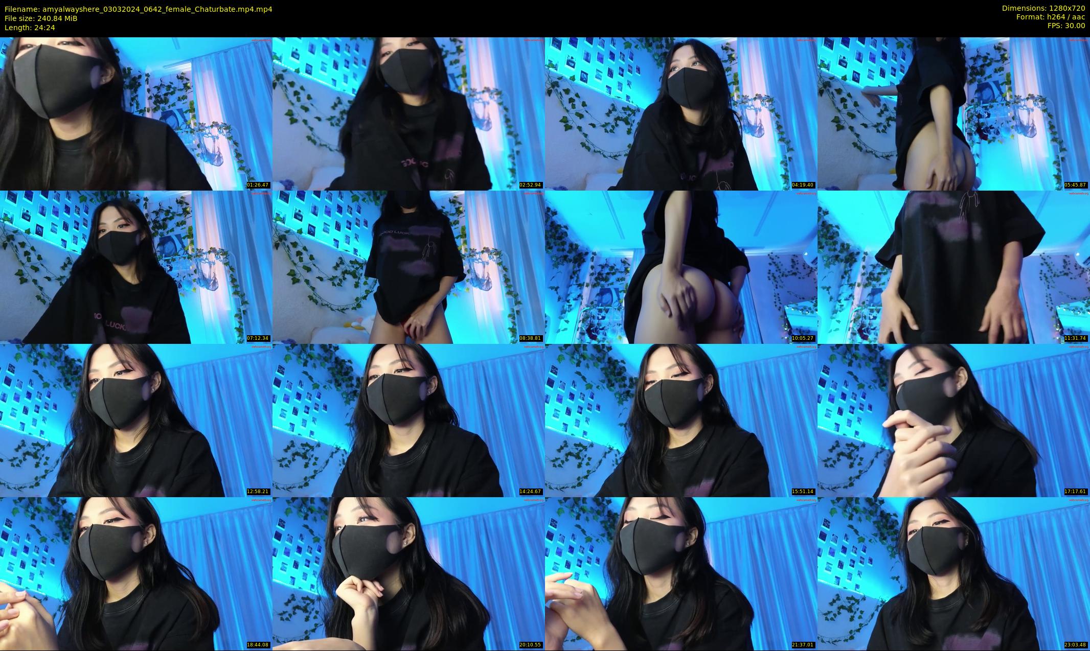 amyalwayshere — 25 minute Chaturbate female cam show recording, 720p, Mar 3, 2024