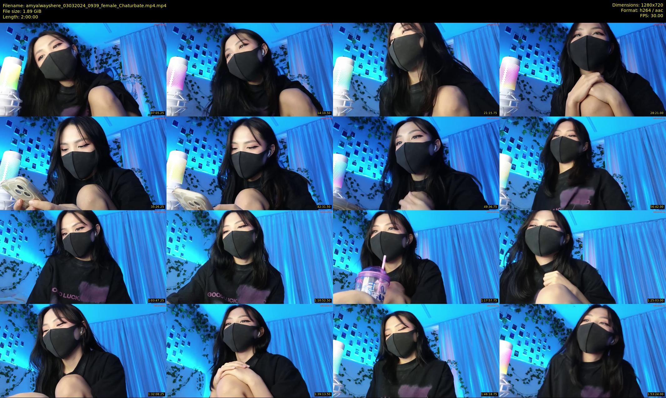 amyalwayshere — 120 minute Chaturbate female cam show recording, 720p, Mar 3, 2024