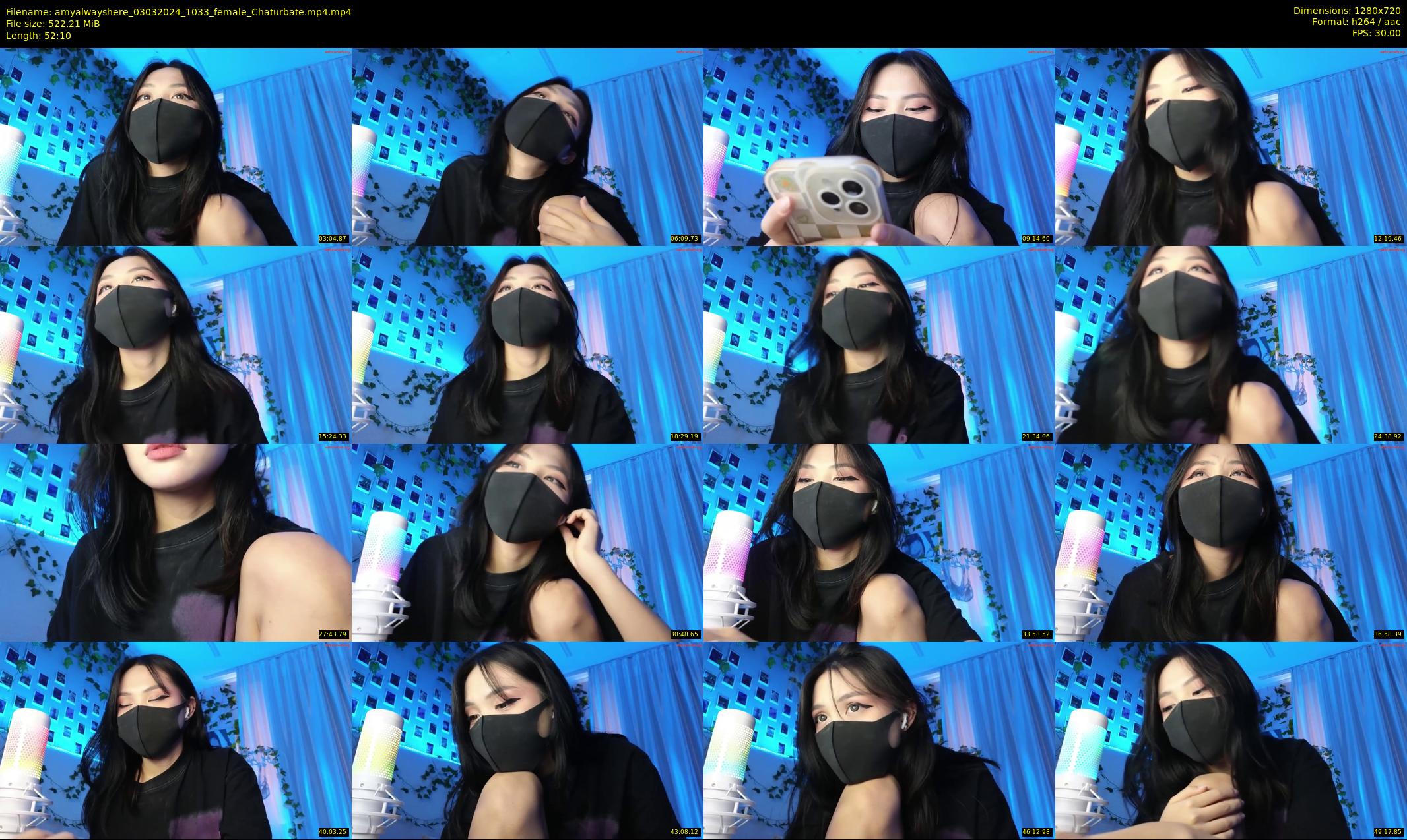 amyalwayshere — 53 minute Chaturbate female cam show recording, 720p, Mar 3, 2024