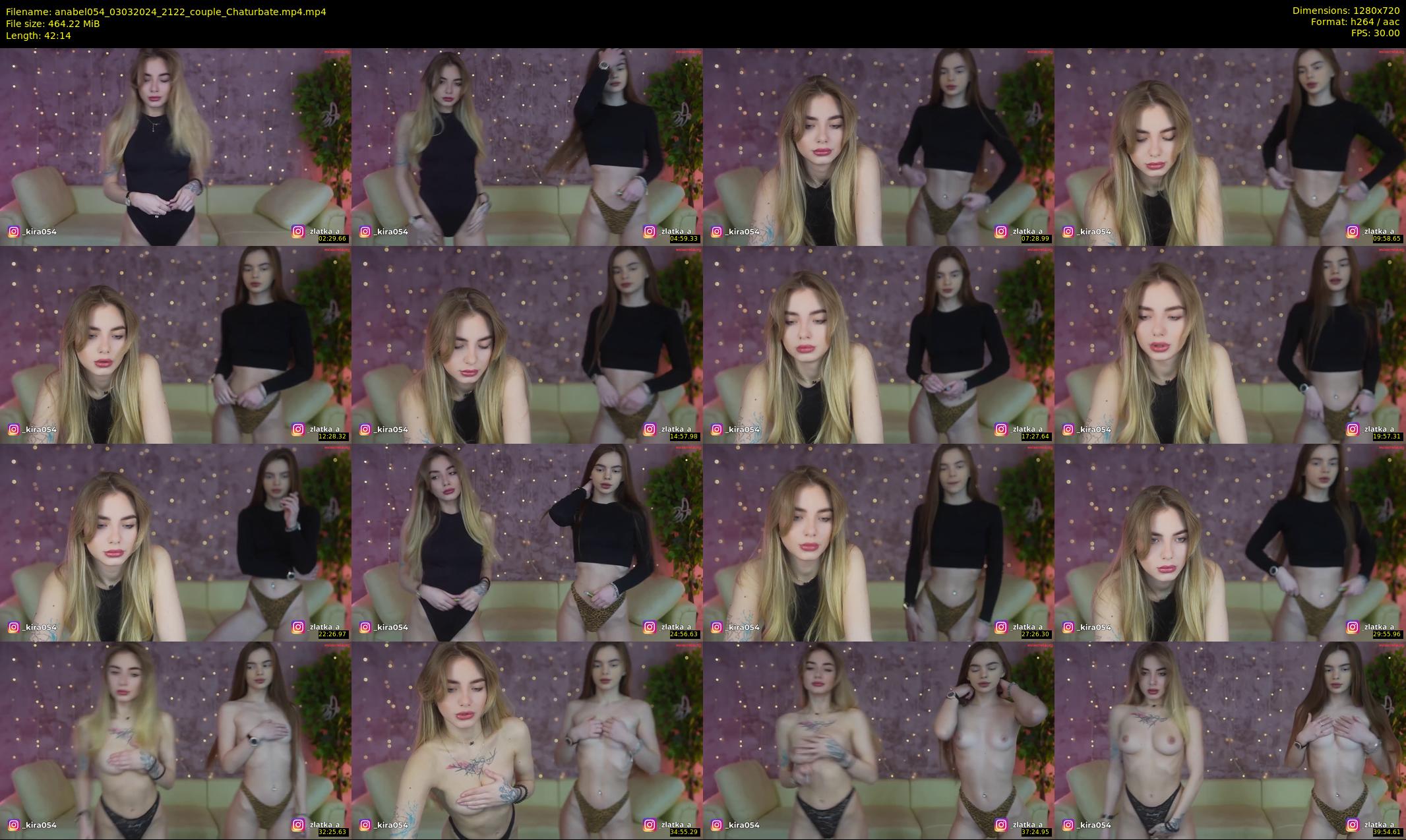 anabel054 — 43 minute Chaturbate female cam show recording, 720p, Mar 3, 2024