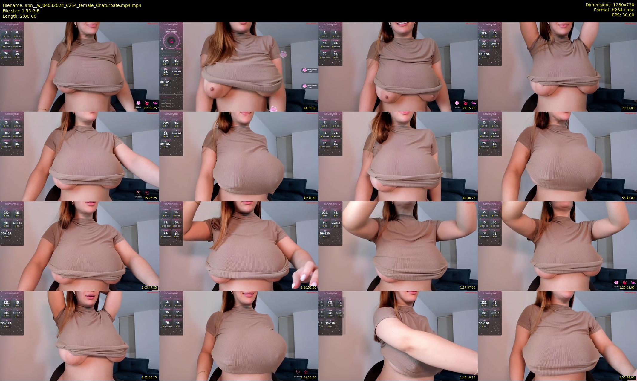 ann__w — 120 minute Chaturbate female cam show recording, 720p, Mar 4, 2024