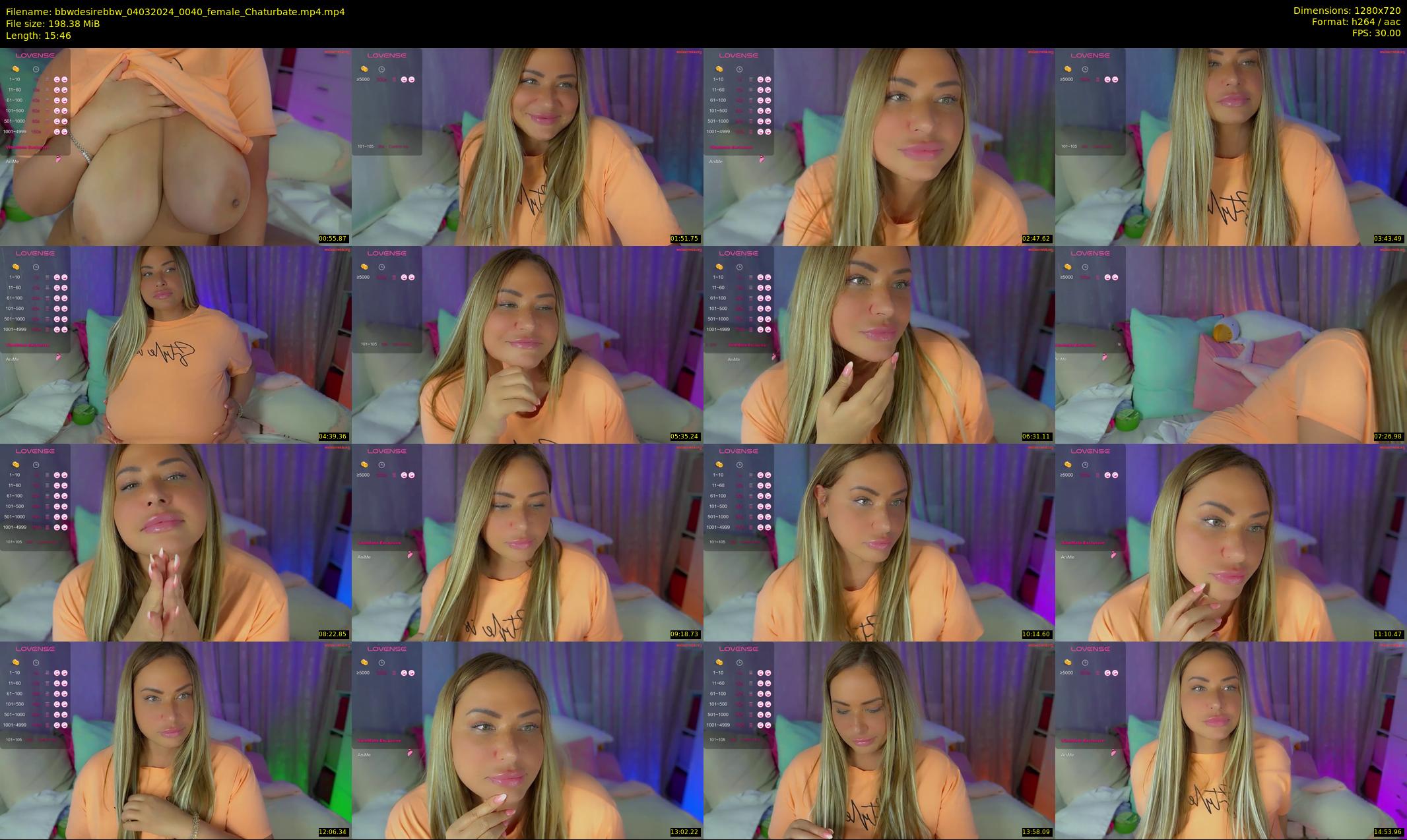 bbwdesirebbw — 16 minute Chaturbate female cam show recording, 720p, Mar 4, 2024