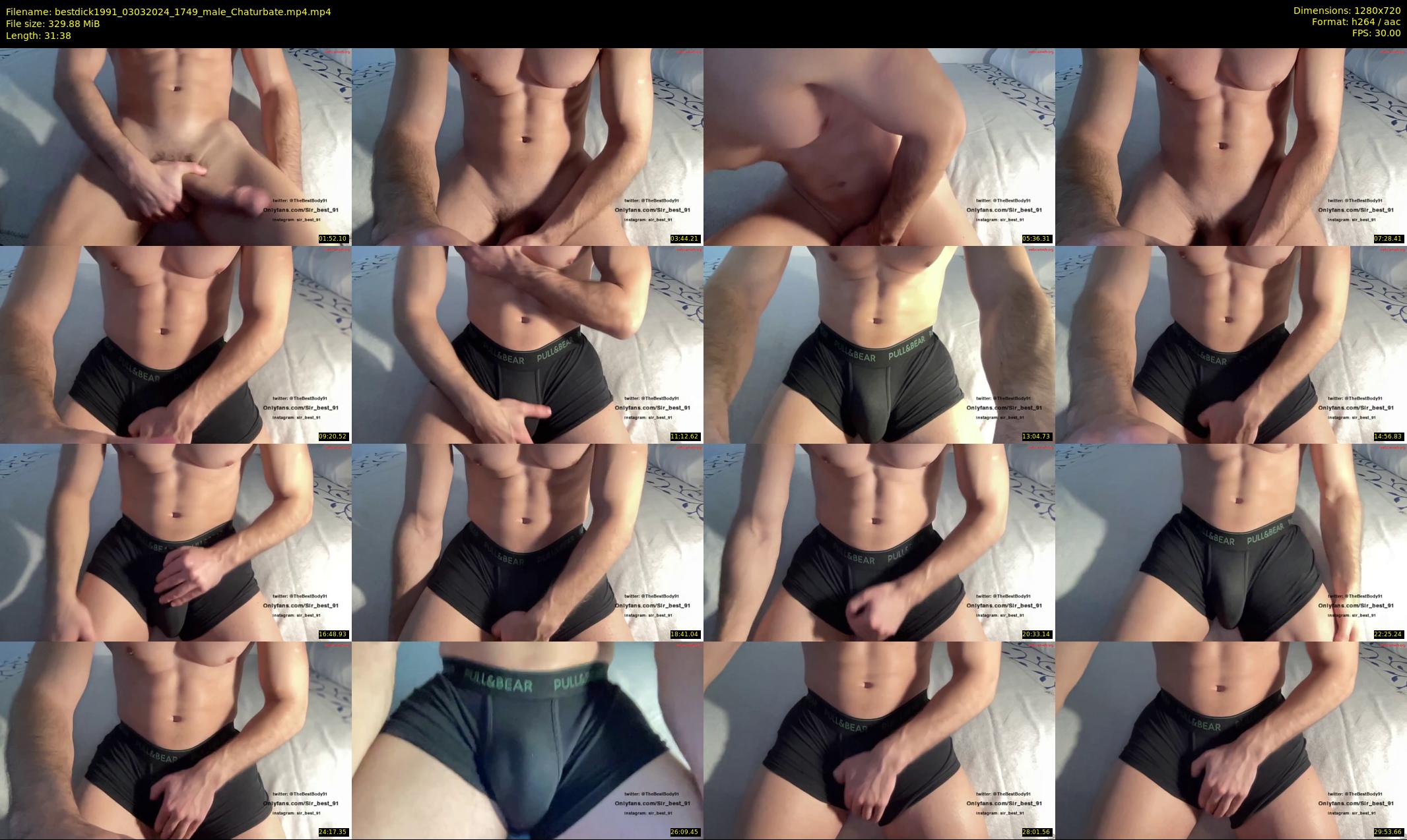 bestdick1991 — 32 minute Chaturbate male cam show recording, 720p, Mar 3, 2024