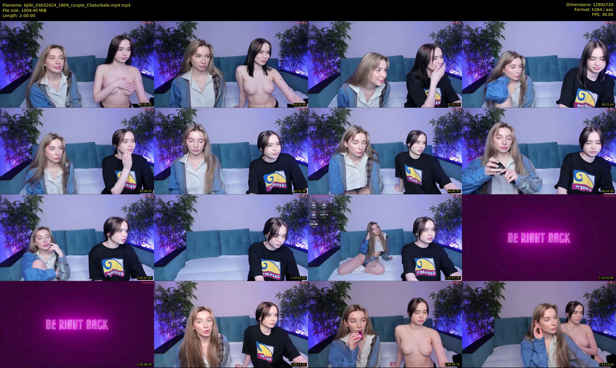 bjliki — 120 minute Chaturbate couple cam show recording, 720p, Mar 3, 2024