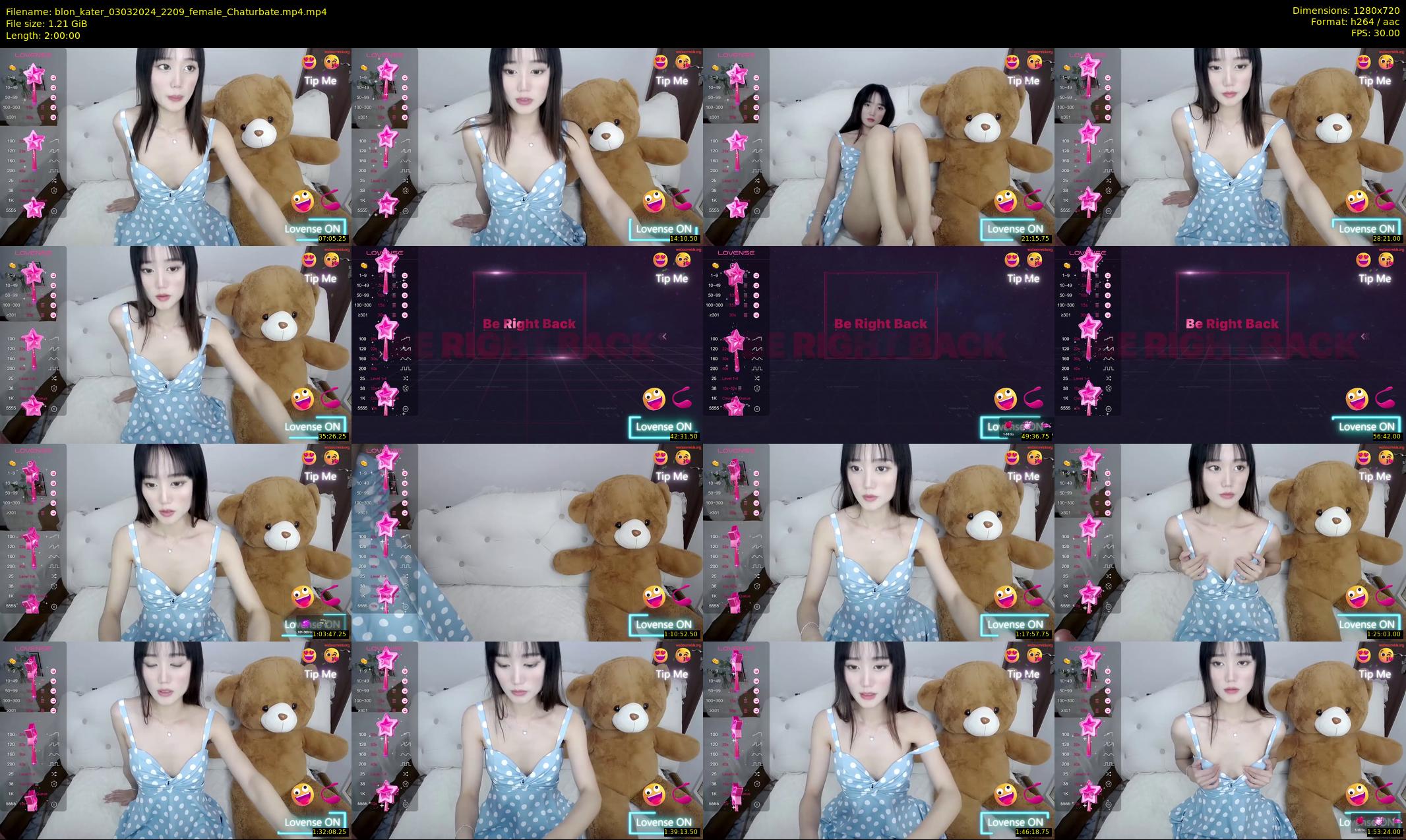 blon_kater — 120 minute Chaturbate female cam show recording, 720p, Mar 3, 2024