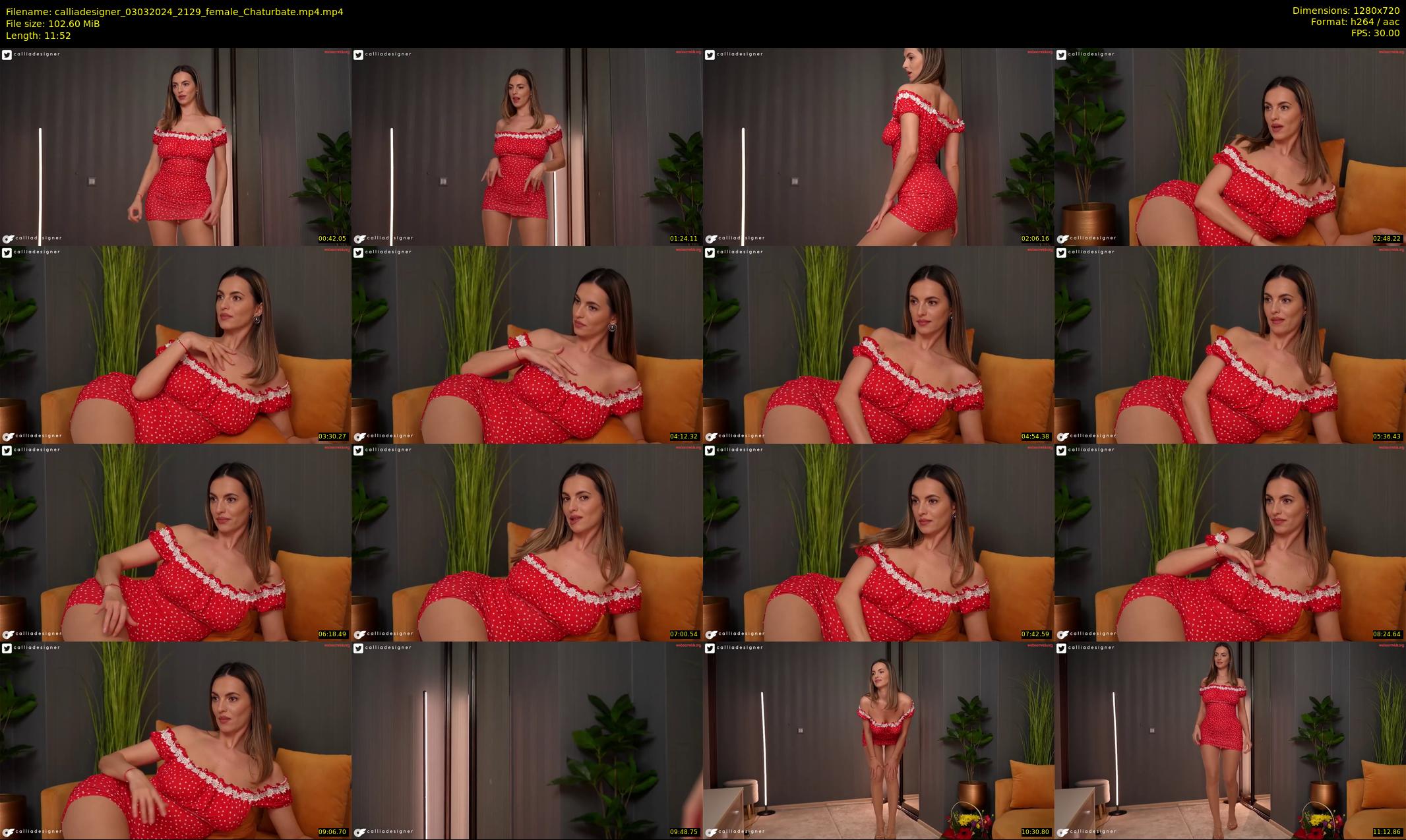 calliadesigner — 12 minute Chaturbate female cam show recording, 720p, Mar 3, 2024