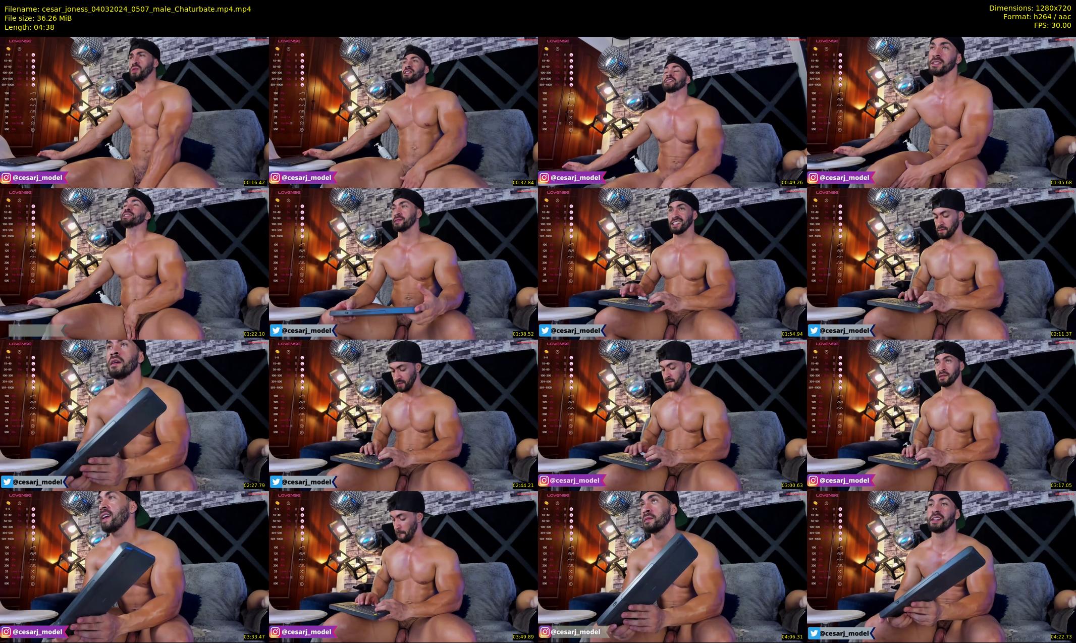 cesar_joness — 5 minute Chaturbate male cam show recording, 720p, Mar 4, 2024