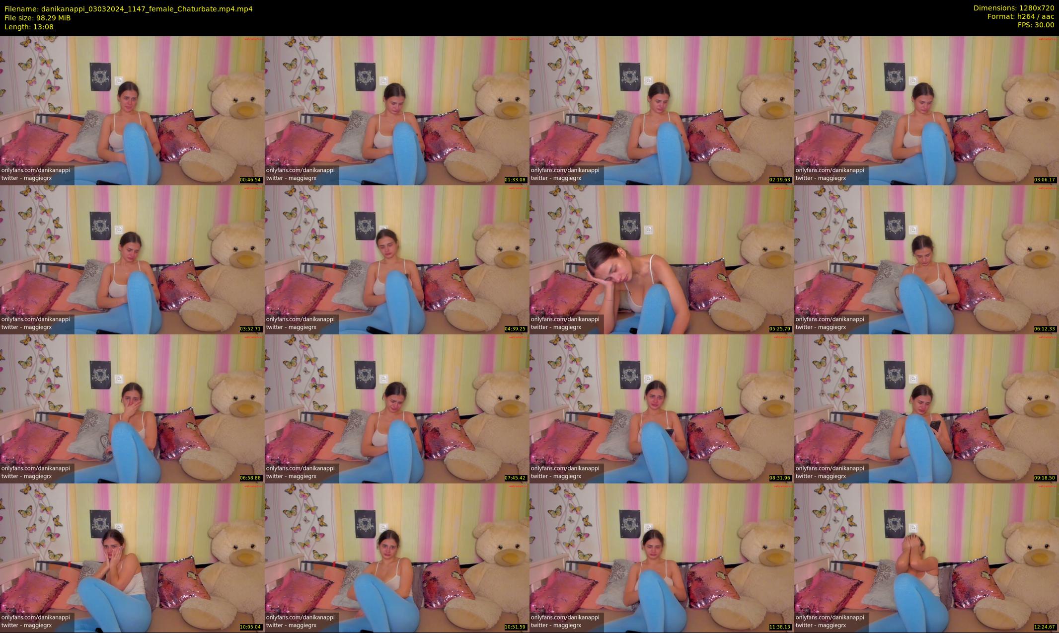 danikanappi — 14 minute Chaturbate female cam show recording, 720p, Mar 3, 2024
