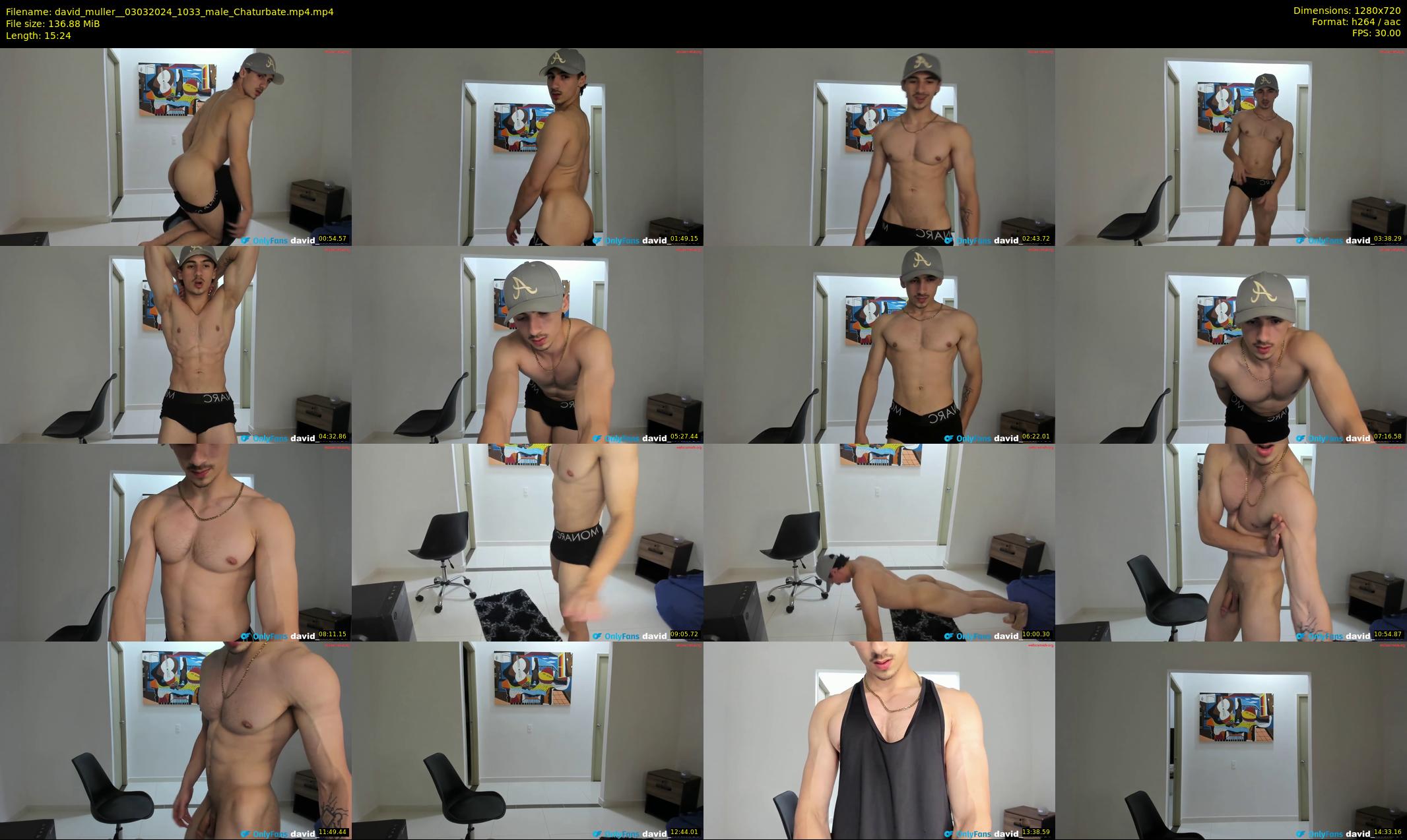 david_muller_ — 16 minute Chaturbate male cam show recording, 720p, Mar 3, 2024