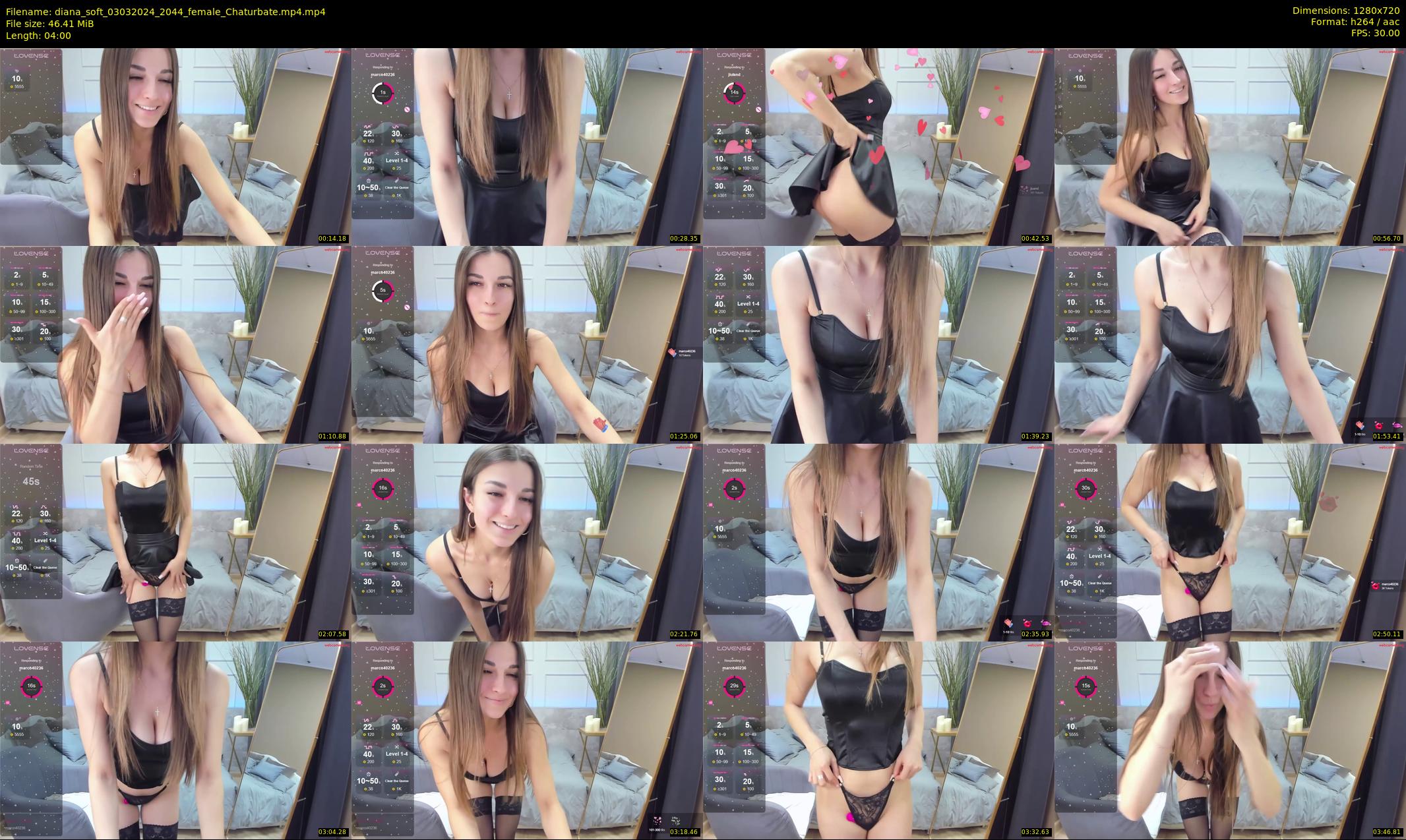 diana_soft — 4 minute Chaturbate female cam show recording, 720p, Mar 3, 2024