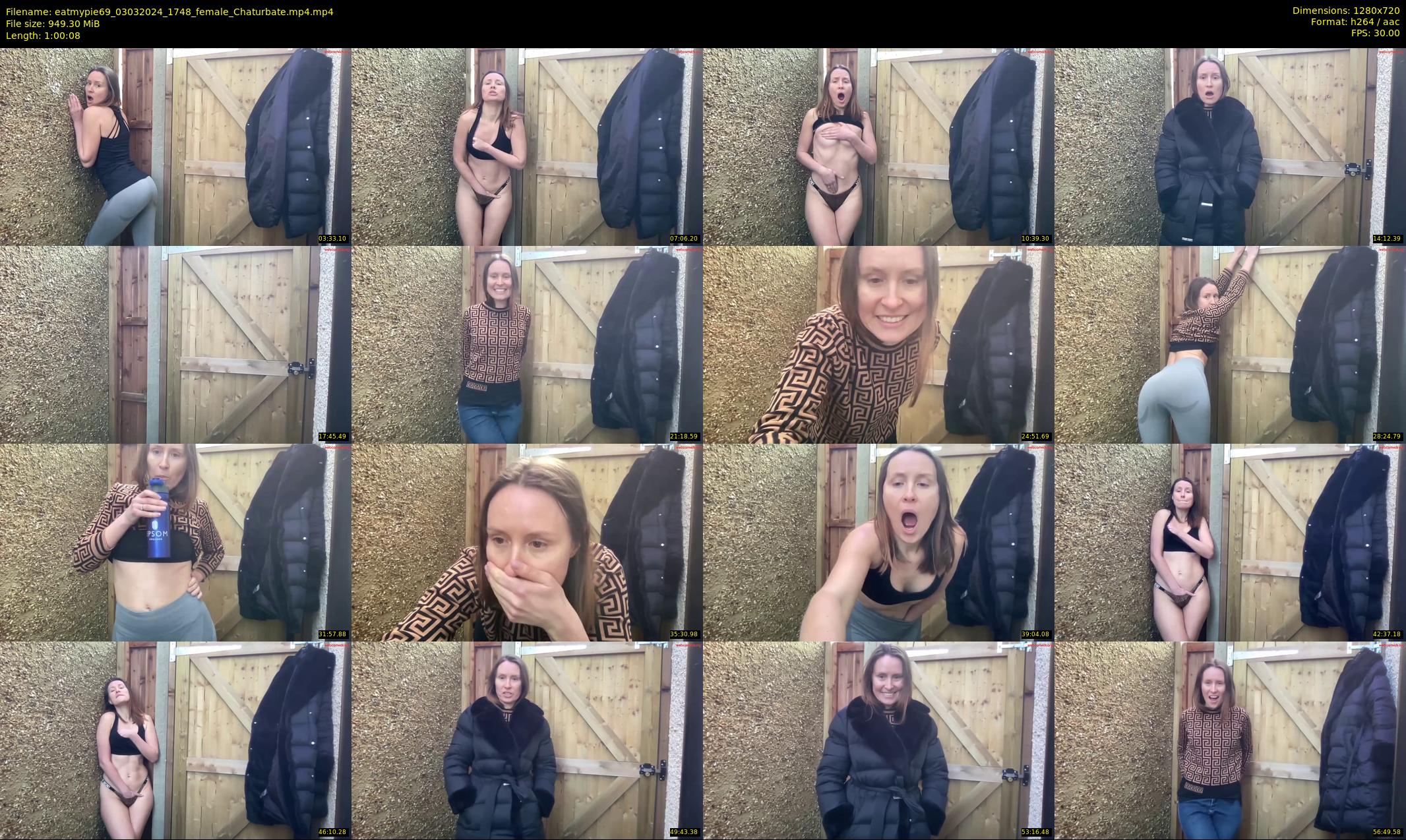 eatmypie69 — 61 minute Chaturbate female cam show recording, 720p, Mar 3, 2024