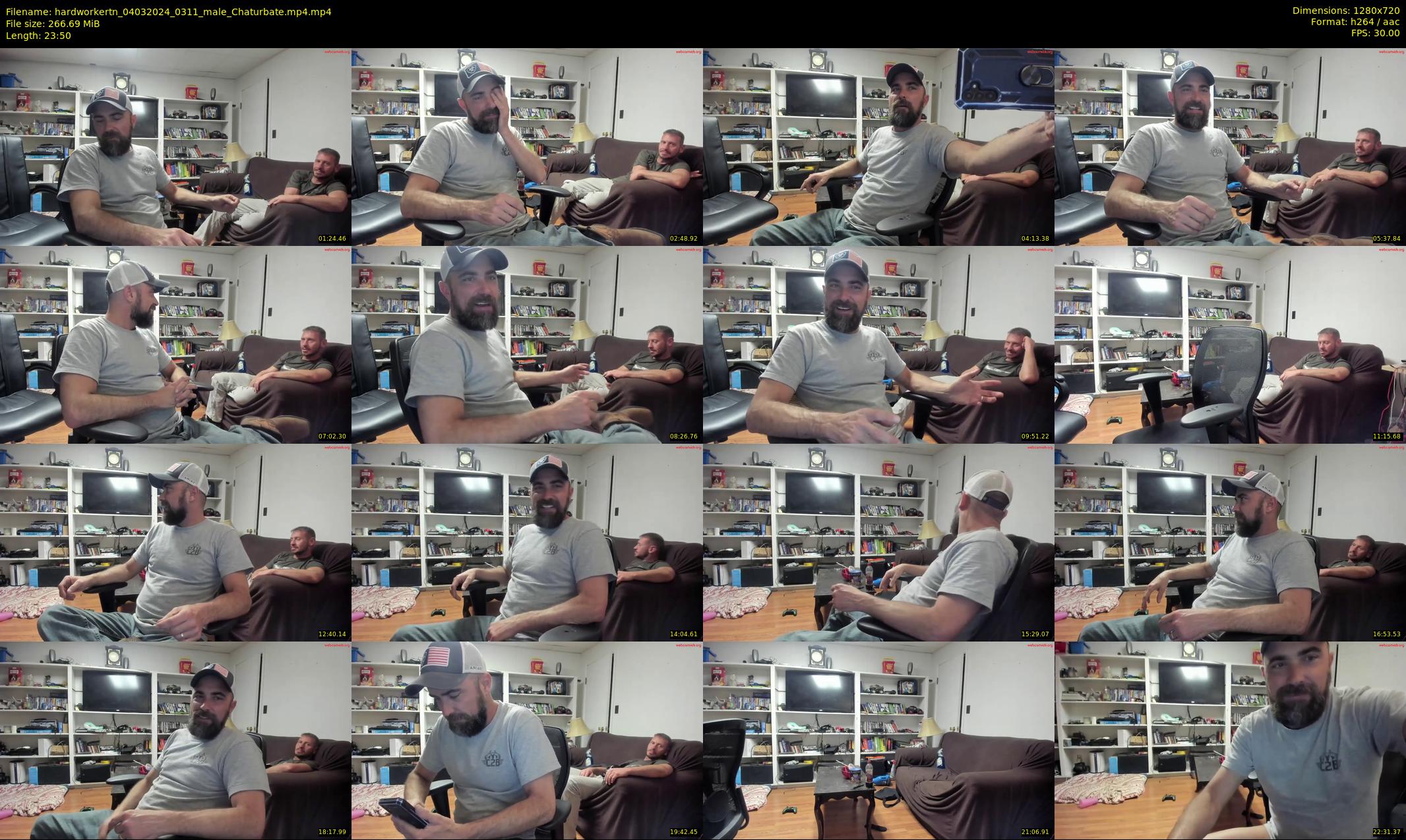 hardworkertn — 24 minute Chaturbate male cam show recording, 720p, Mar 4, 2024