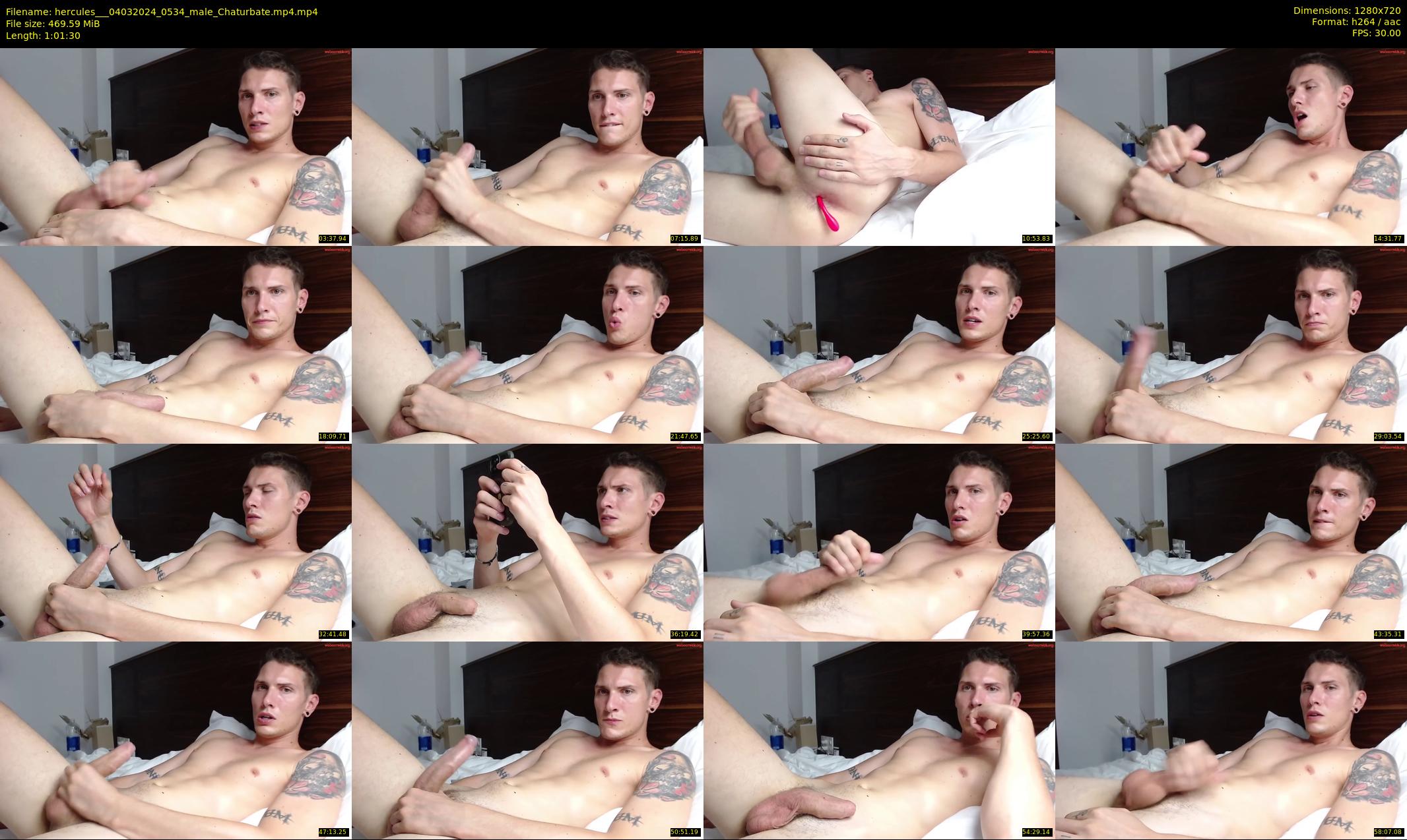 hercules__ — 62 minute Chaturbate male cam show recording, 720p, Mar 4, 2024