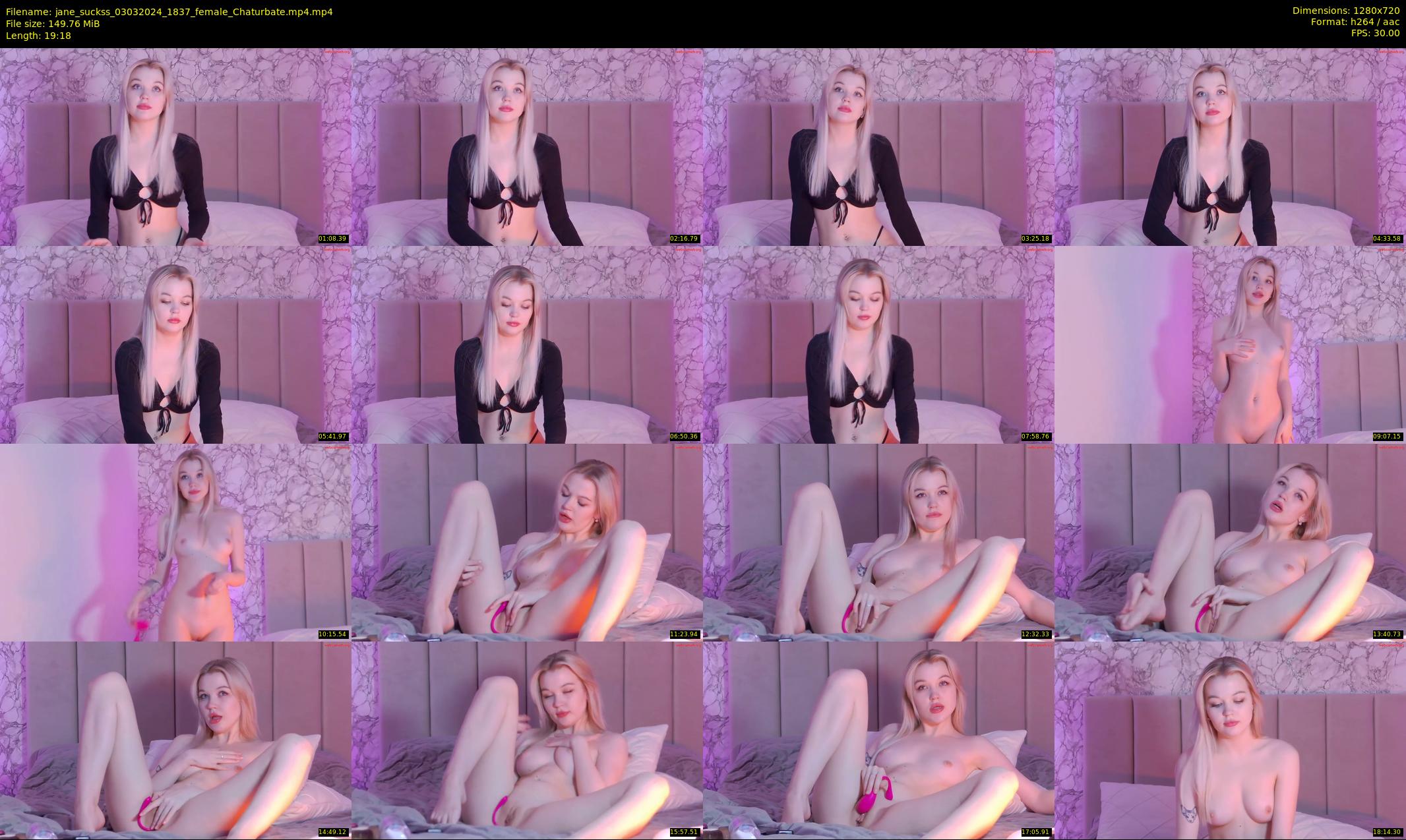 jane_suckss — 20 minute Chaturbate female cam show recording, 720p, Mar 3, 2024