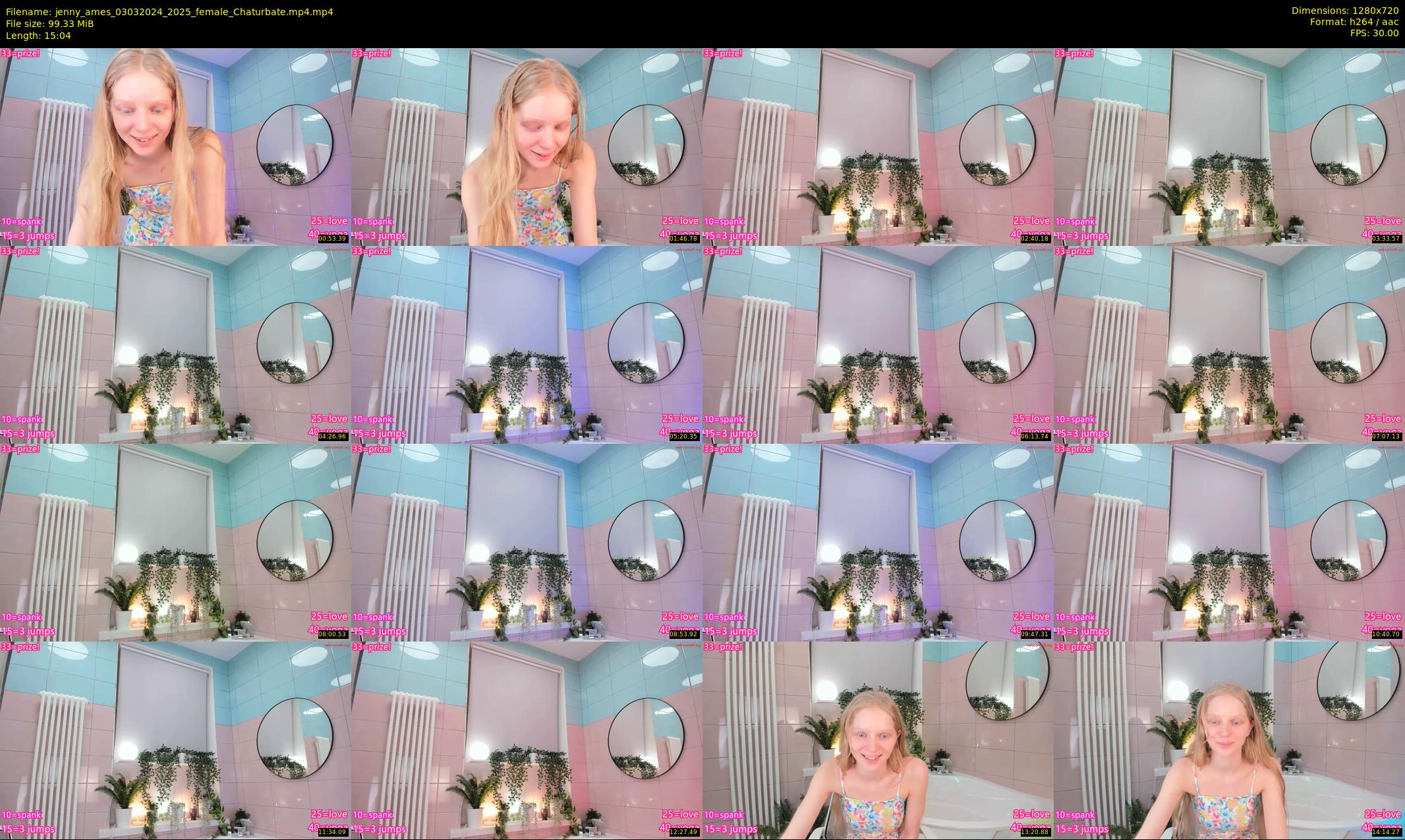 jenny_ames — 16 minute Chaturbate female cam show recording, 720p, Mar 3, 2024