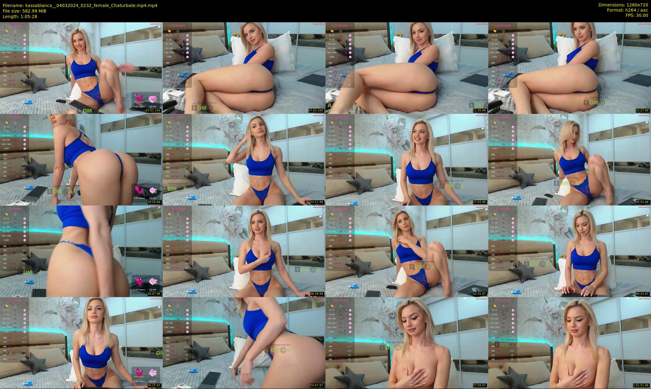 kassablanca_ — 66 minute Chaturbate female cam show recording, 720p, Mar 4, 2024