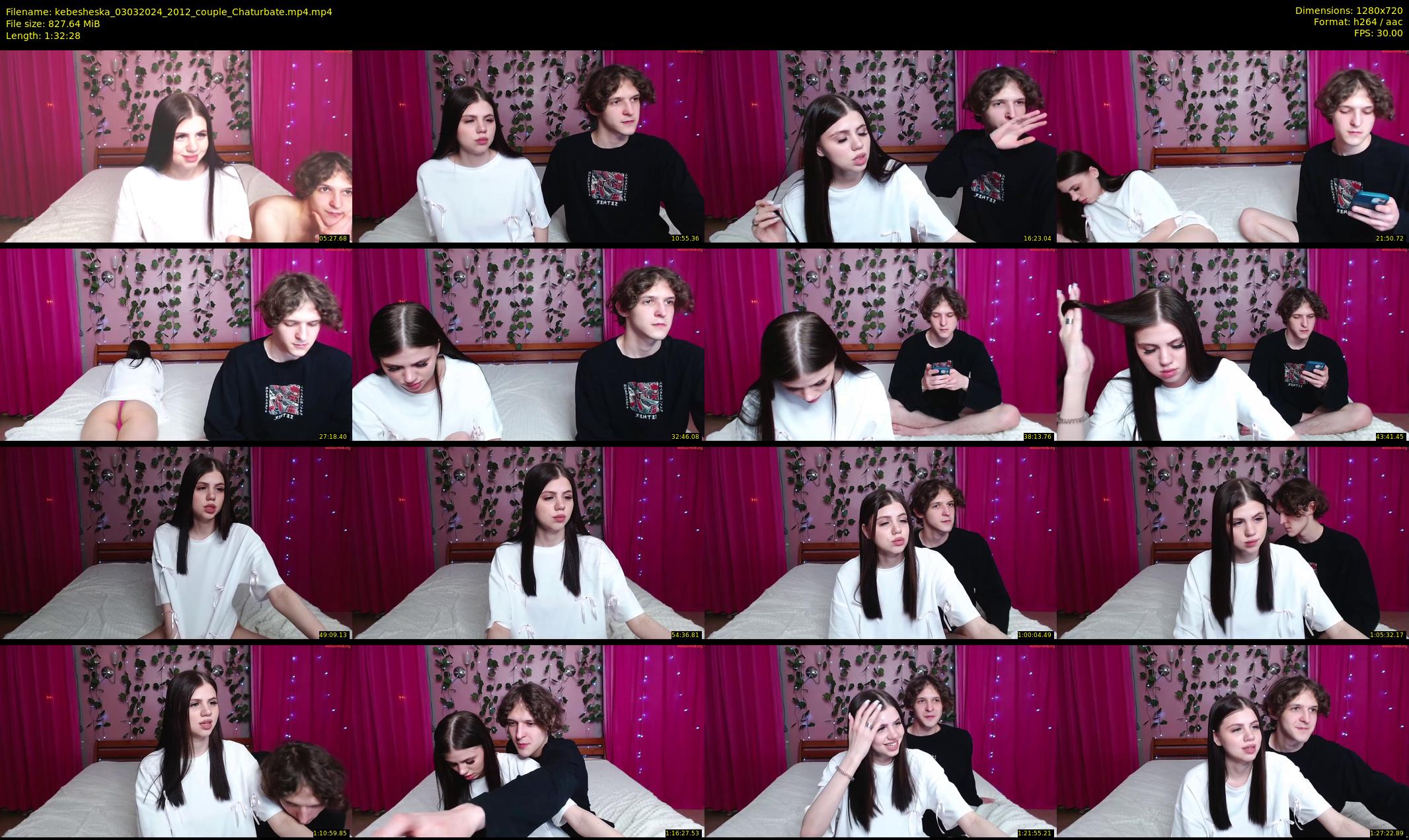 kebesheska — 93 minute Chaturbate couple cam show recording, 720p, Mar 3, 2024
