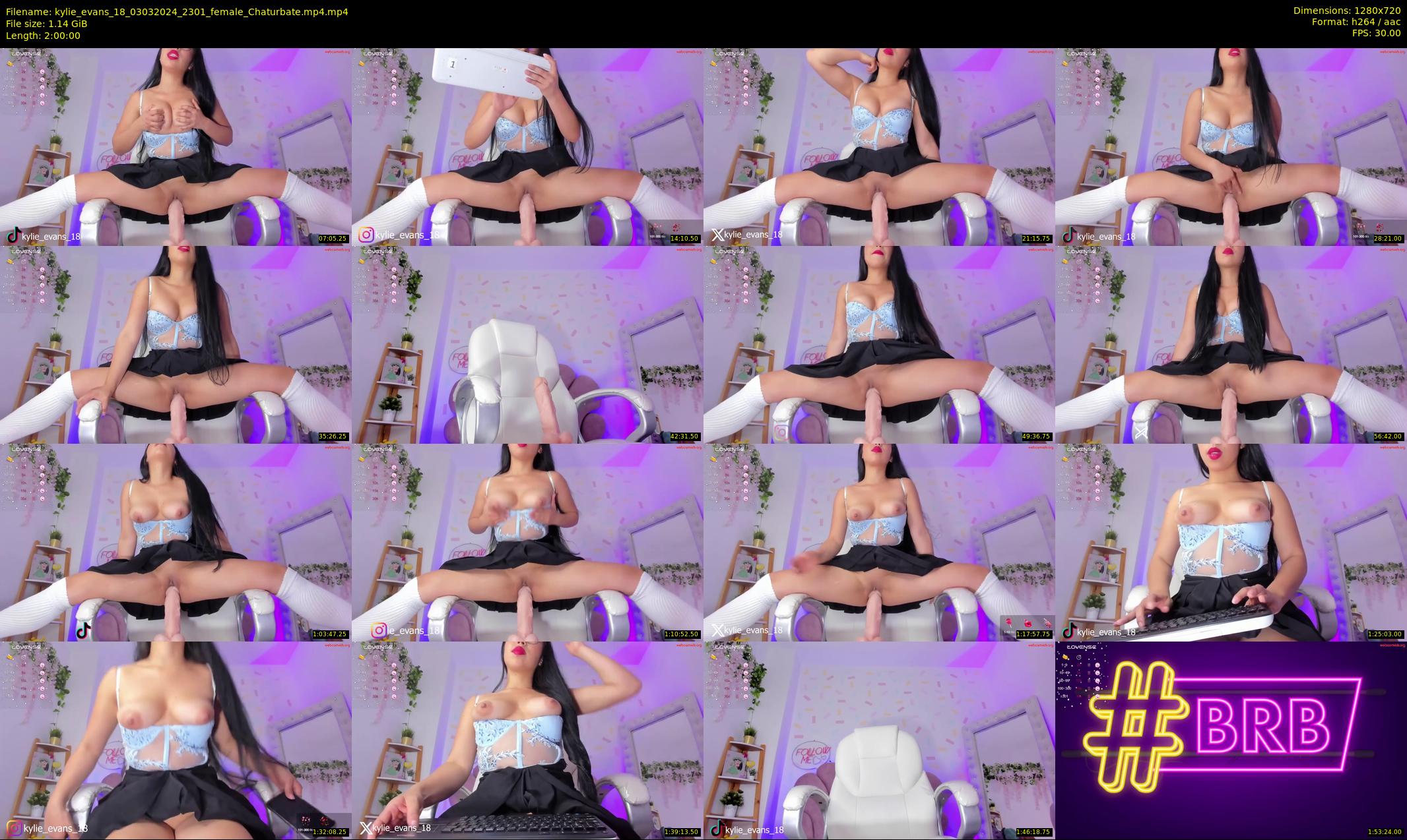 kylie_evans_18 — 120 minute Chaturbate female cam show recording, 720p, Mar 3, 2024