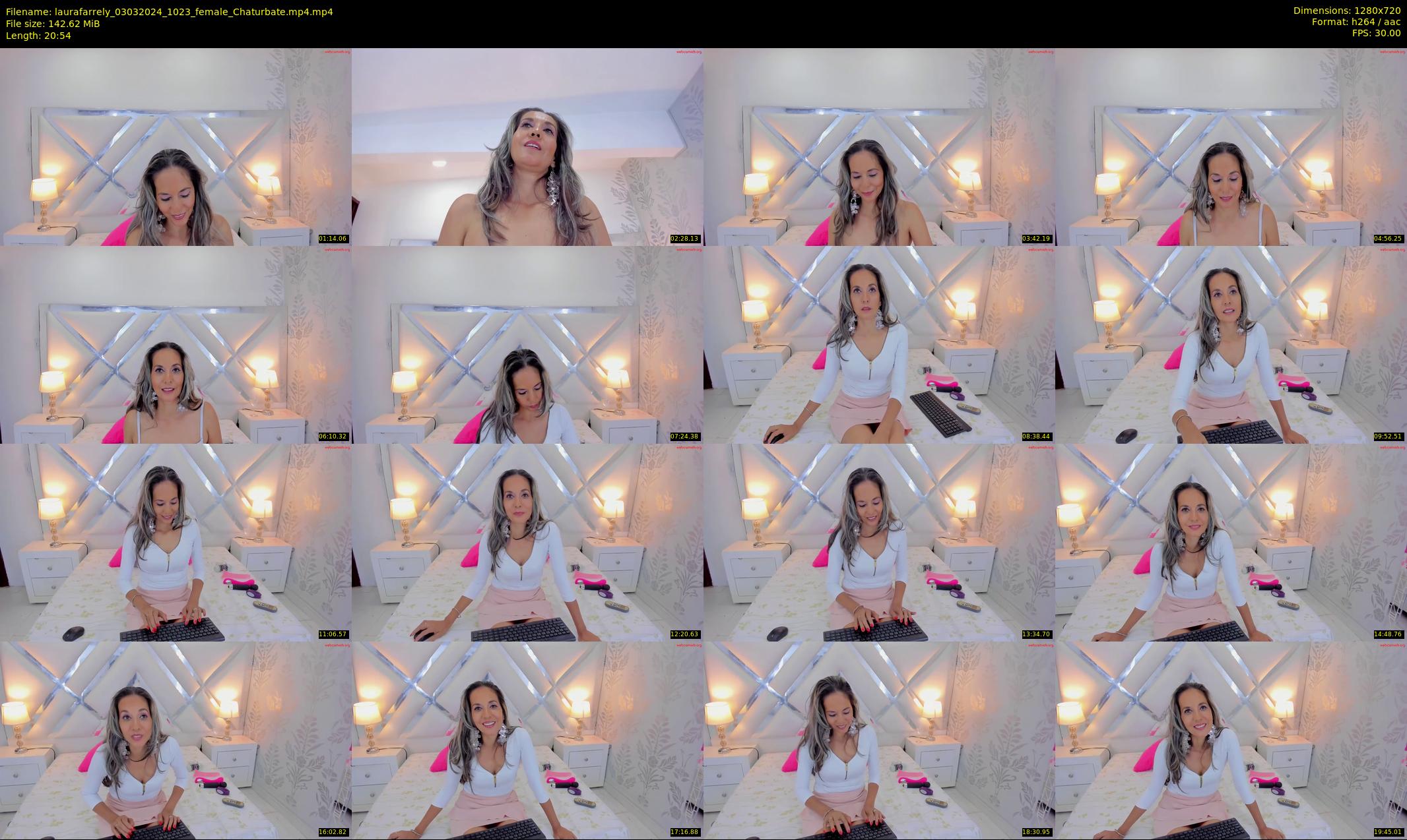 laurafarrely — 21 minute Chaturbate female cam show recording, 720p, Mar 3, 2024
