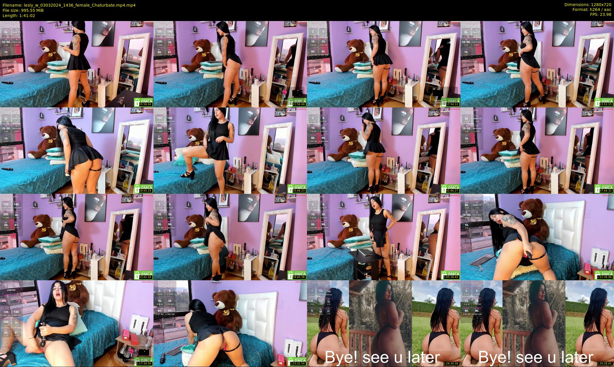 lesly_w — 102 minute Chaturbate female cam show recording, 720p, Mar 3, 2024
