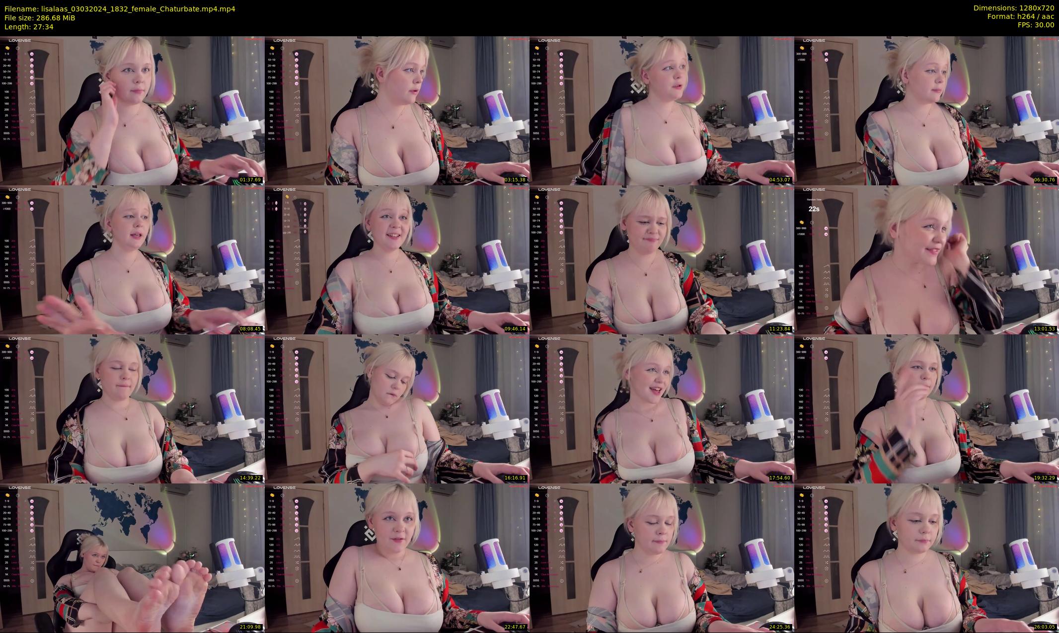 lisalaas — 28 minute Chaturbate female cam show recording, 720p, Mar 3, 2024