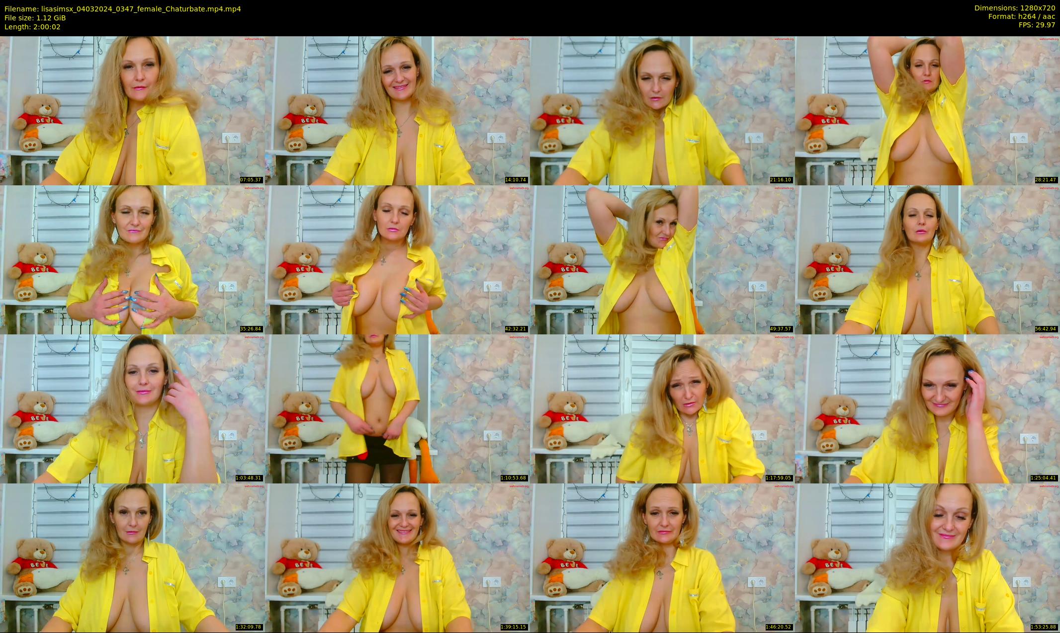 lisasimsx — 121 minute Chaturbate female cam show recording, 720p, Mar 4, 2024