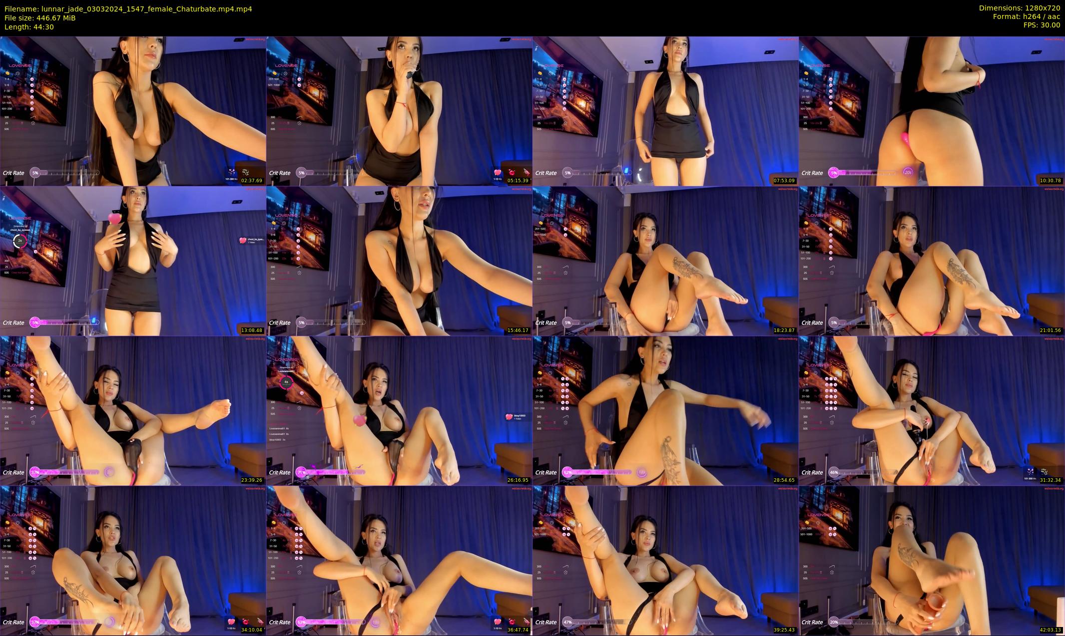 lunnar_jade — 45 minute Chaturbate female cam show recording, 720p, Mar 3, 2024