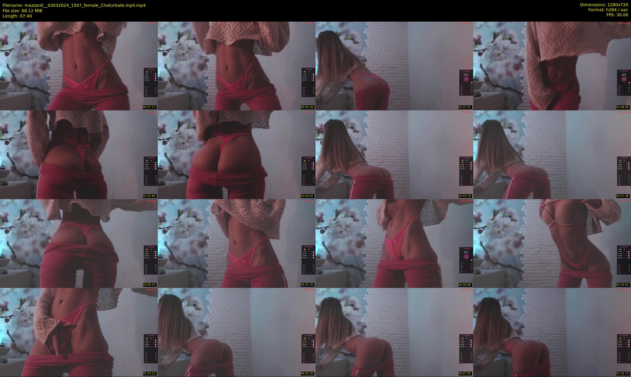 mazzanti_ — 8 minute Chaturbate female cam show recording, 720p, Mar 3, 2024