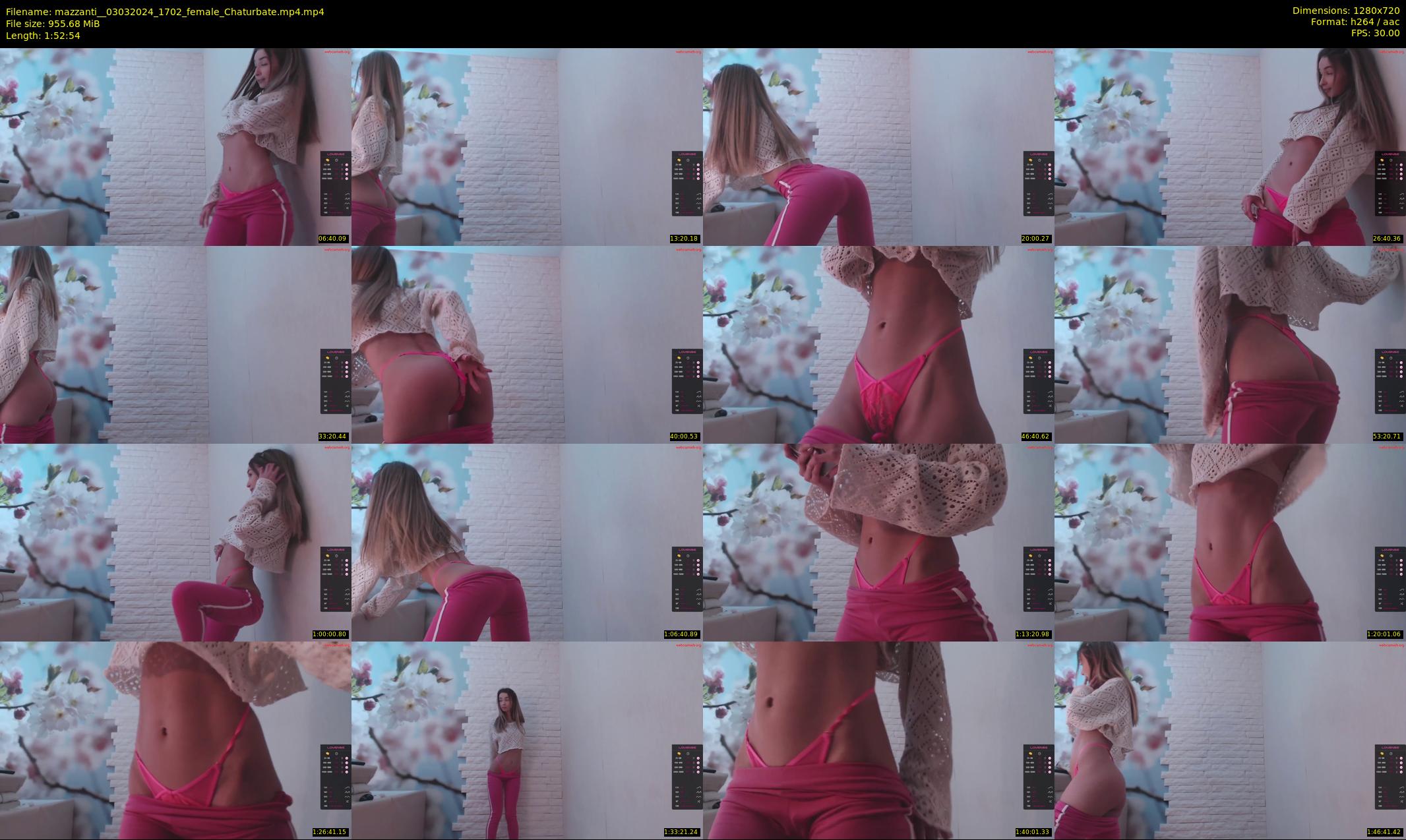 mazzanti_ — 113 minute Chaturbate female cam show recording, 720p, Mar 3, 2024