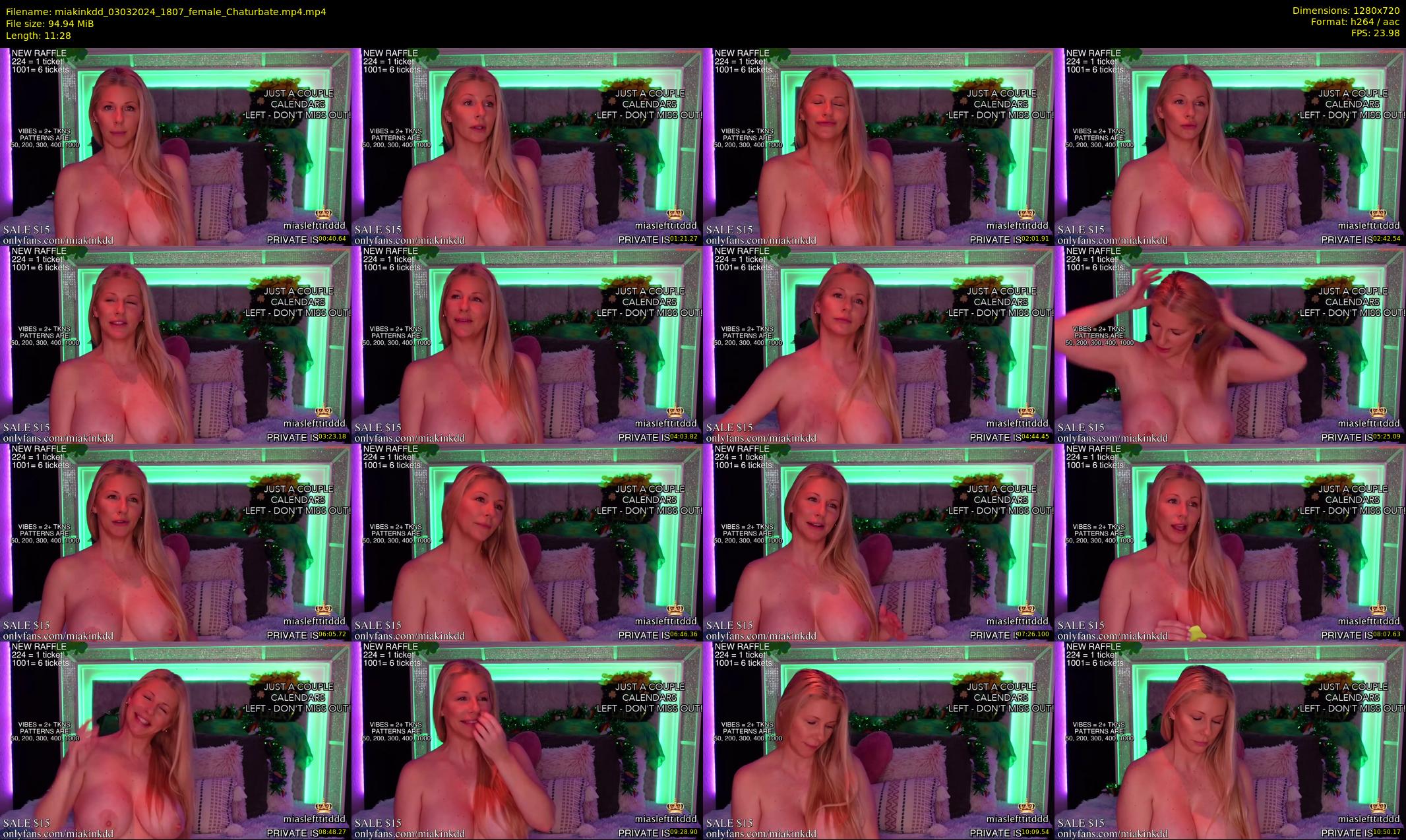 miakinkdd — 12 minute Chaturbate female cam show recording, 720p, Mar 3, 2024