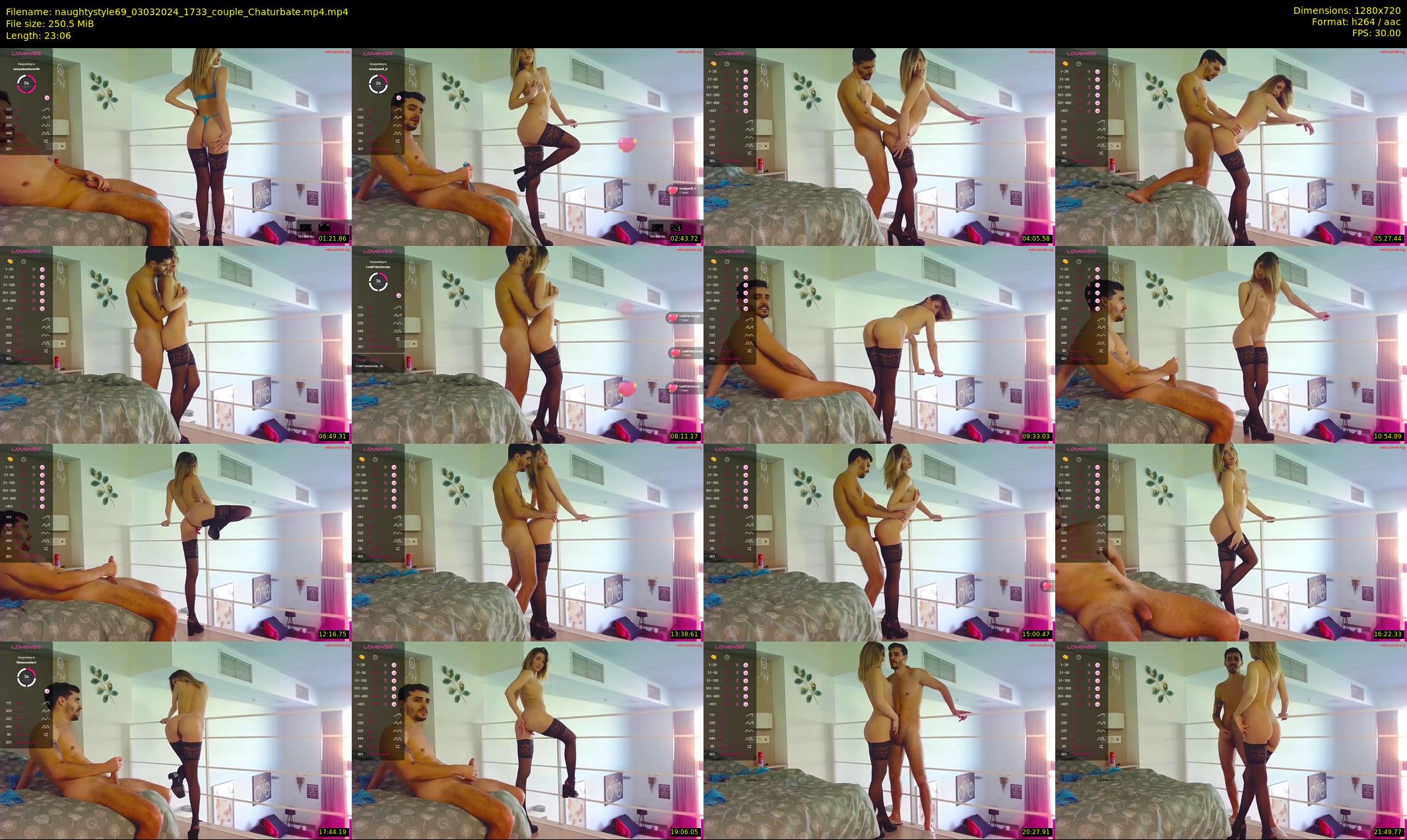 naughtystyle69 — 24 minute Chaturbate couple cam show recording, 720p, Mar 3, 2024