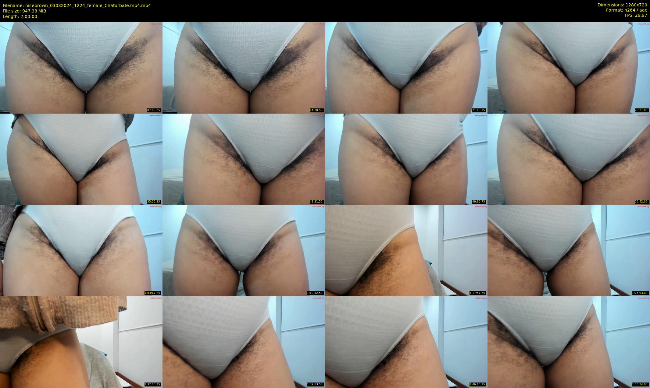 nicebrown — 120 minute Chaturbate female cam show recording, 720p, Mar 3, 2024