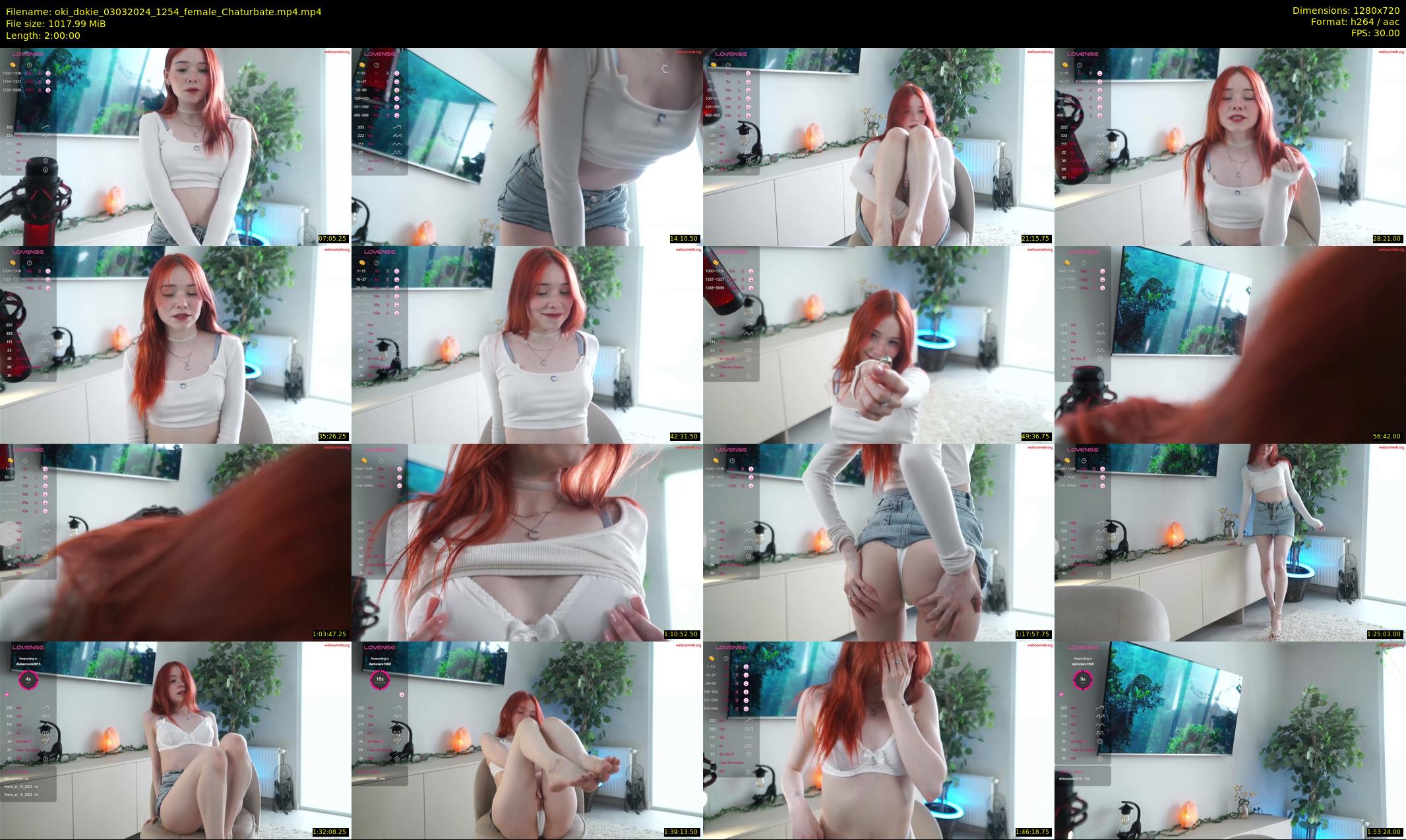 oki_dokie — 120 minute Chaturbate female cam show recording, 720p, Mar 3, 2024