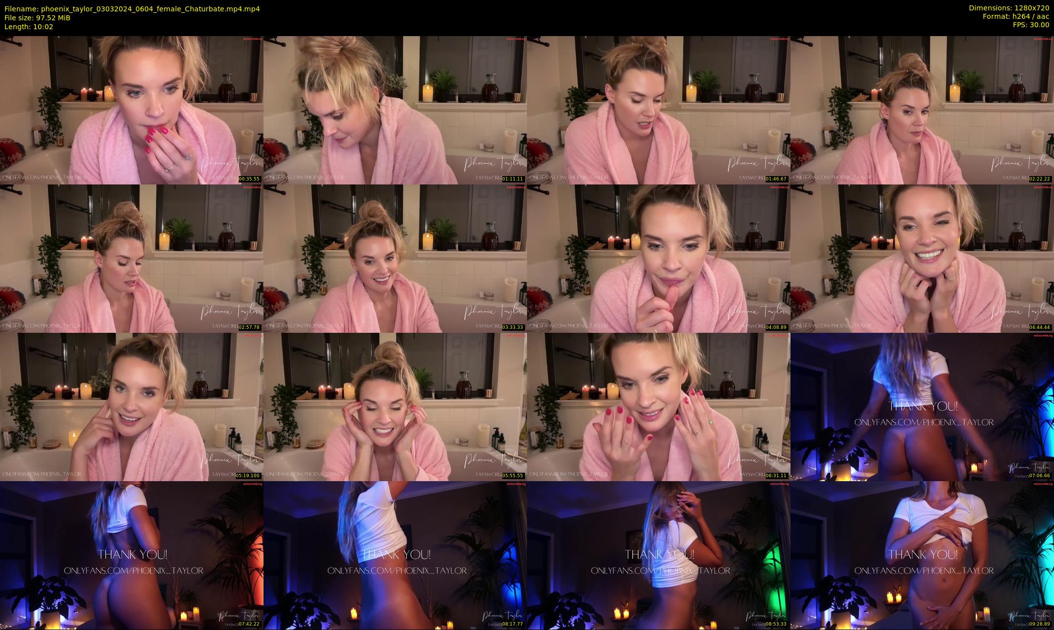 phoenix_taylor — 11 minute Chaturbate female cam show recording, 720p, Mar 3, 2024
