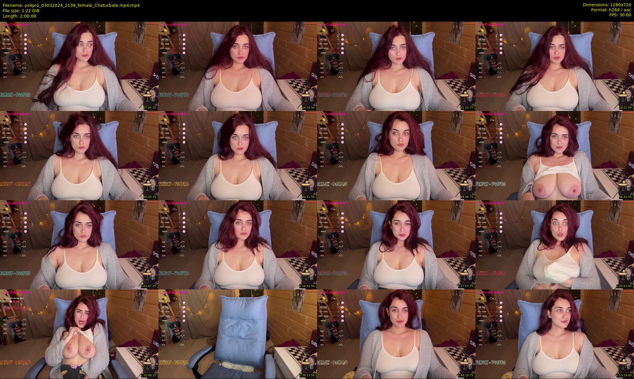 ps4pro — 120 minute Chaturbate female cam show recording, 720p, Mar 3, 2024